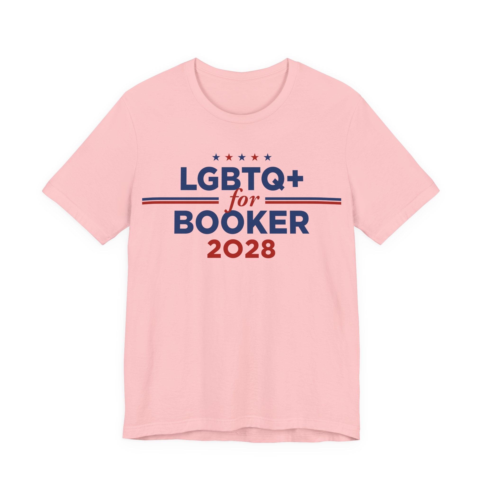 LGBTQ+ for Cory Booker for President Campaign T-Shirt 2028