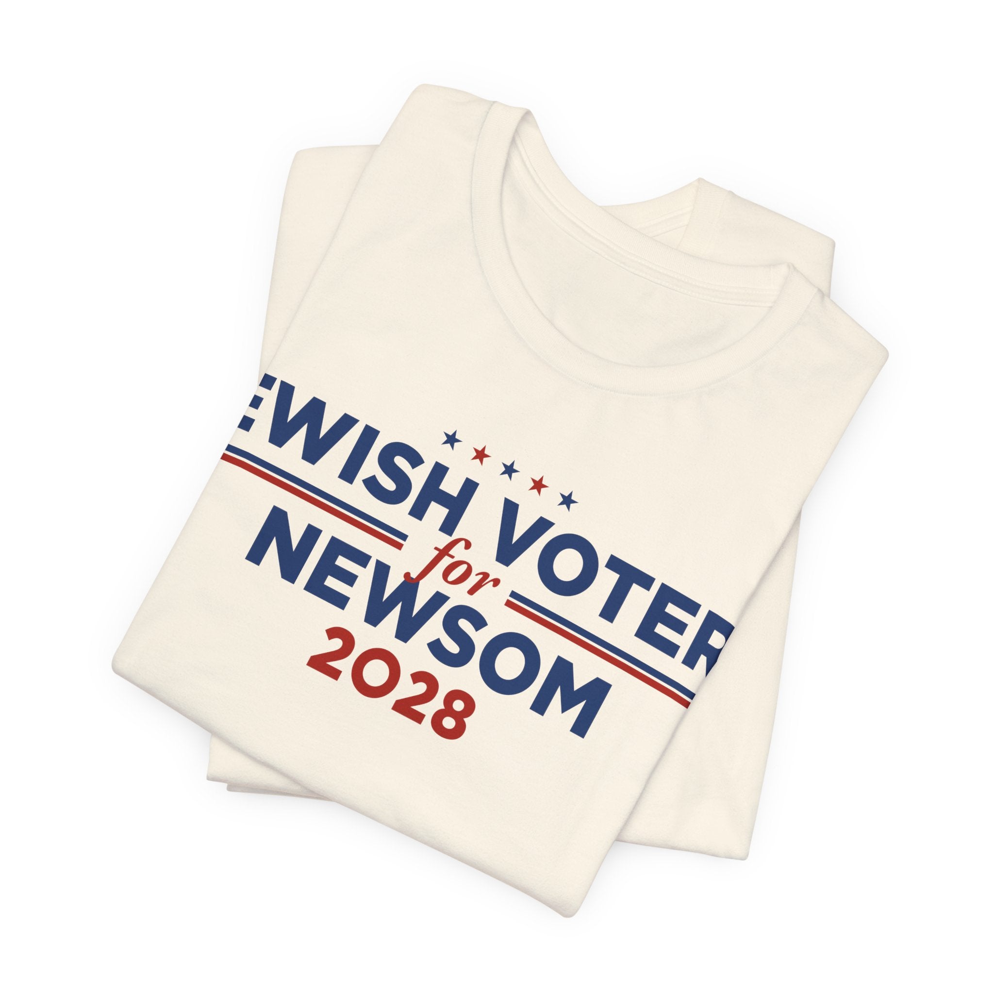 Jewish Voters for Gavin Newsom for President Campaign T-Shirt 2028
