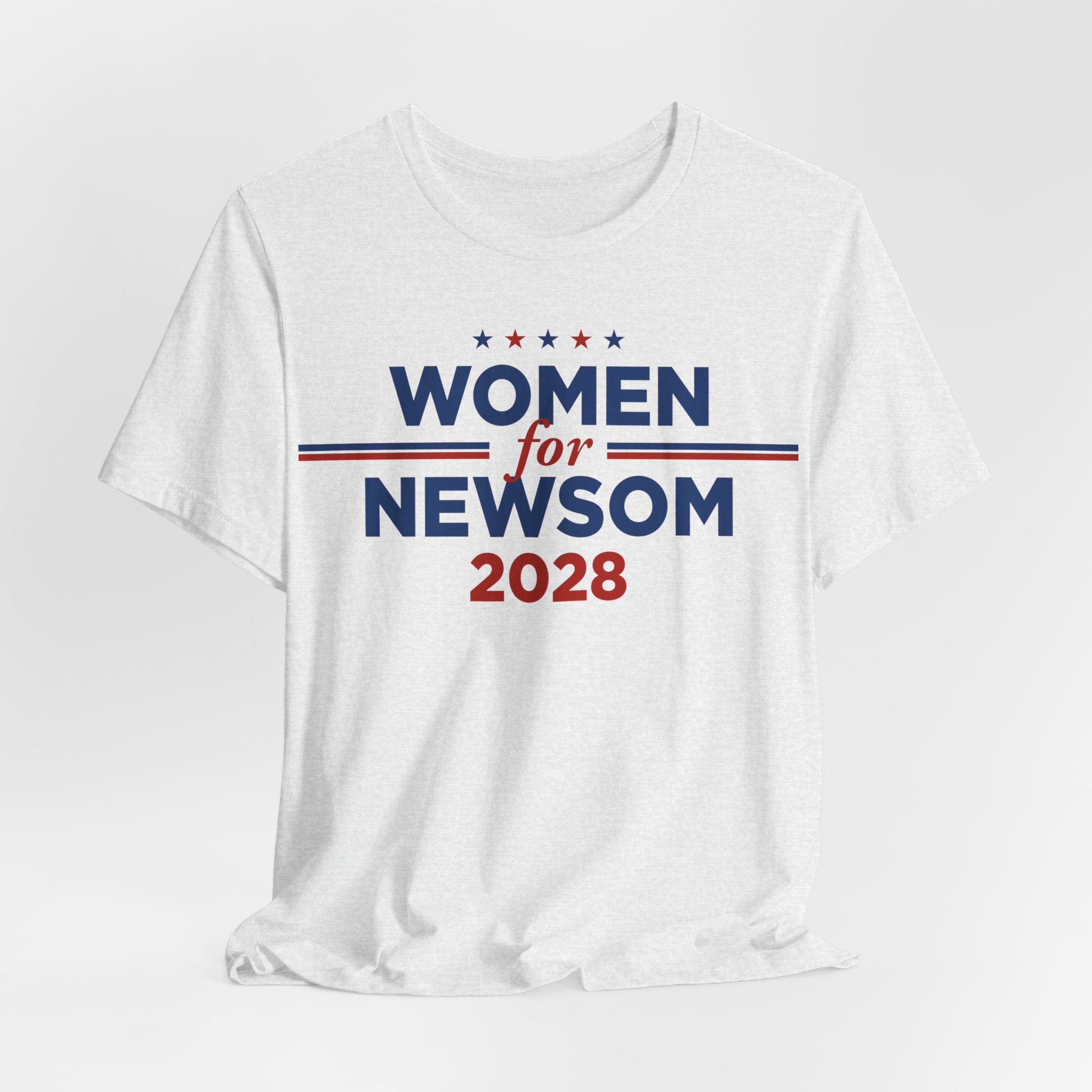 Women for Gavin Newsom for President Campaign T-Shirt 2028