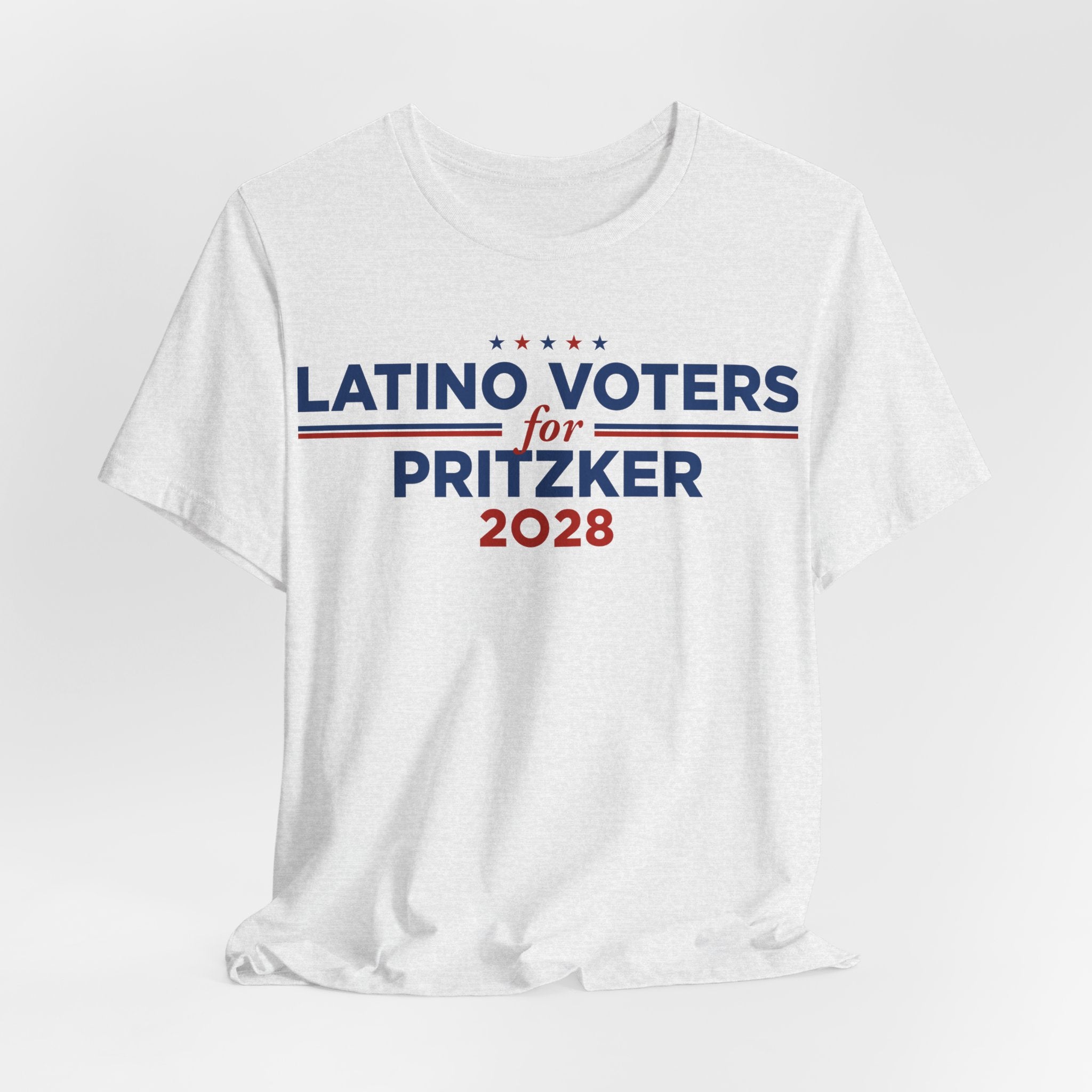 Latino Voters for J.B. Pritzker for President Campaign T-Shirt 2028