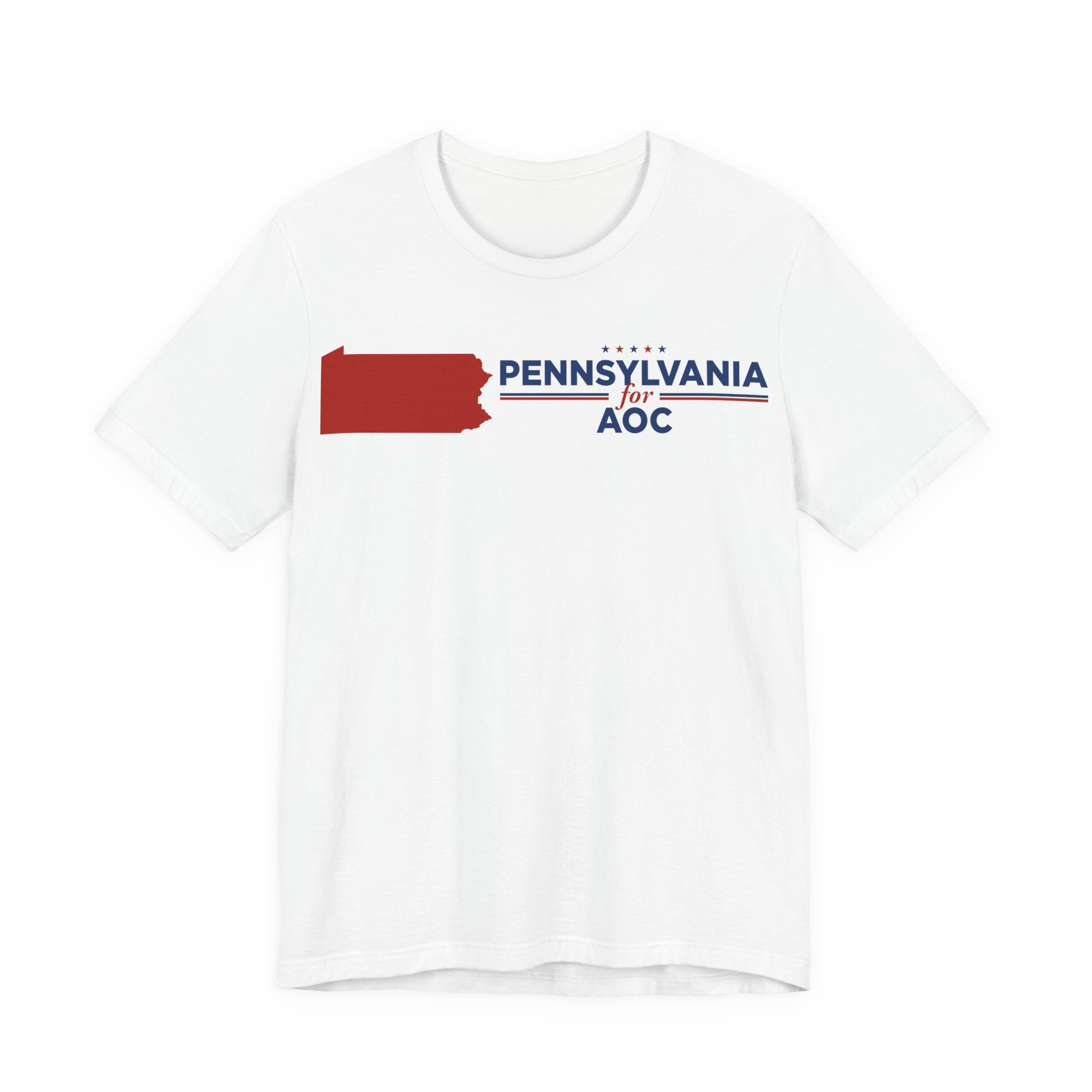 Pennsylvania for AOC for President Campaign T-Shirt 2028