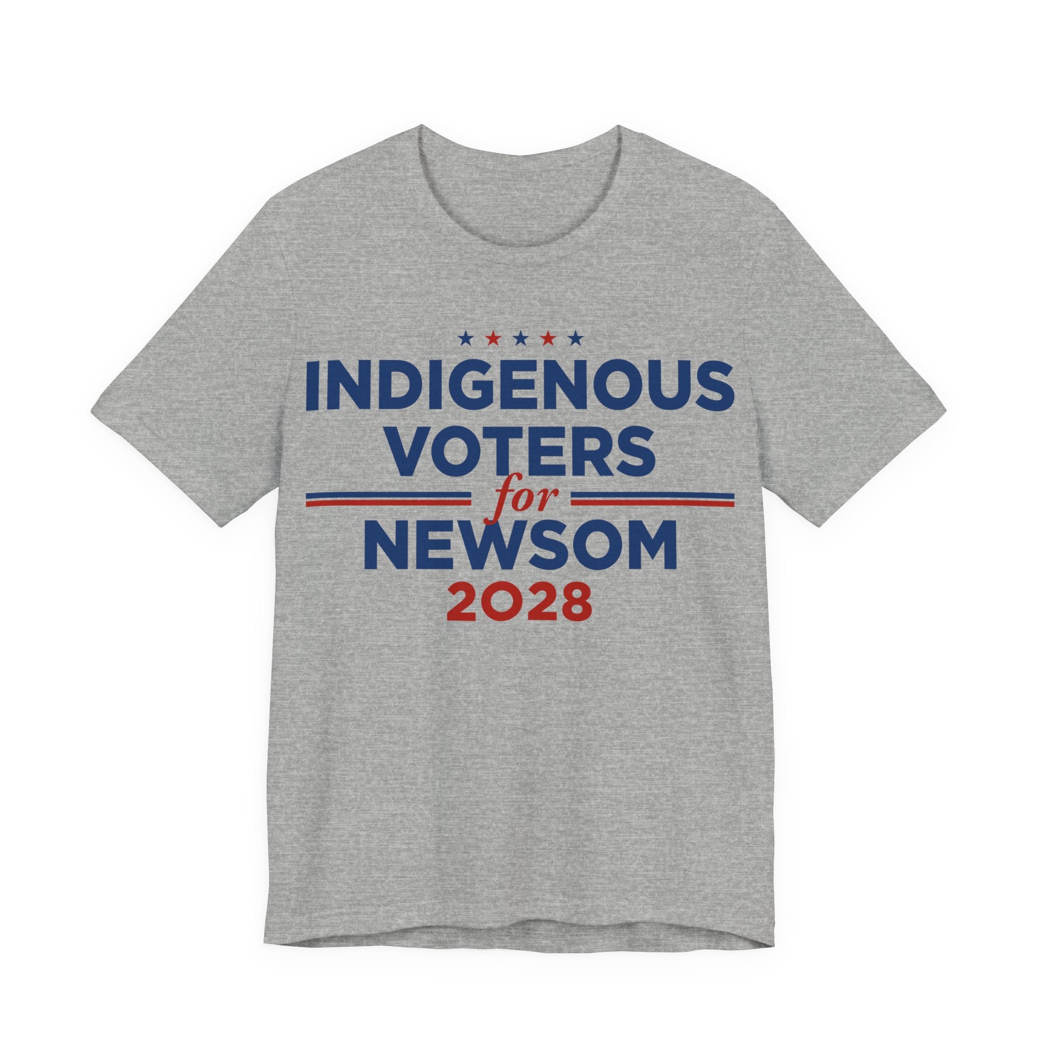 Indigenous Voters / Native Americans for Gavin Newsom for President Campaign T-Shirt 2028