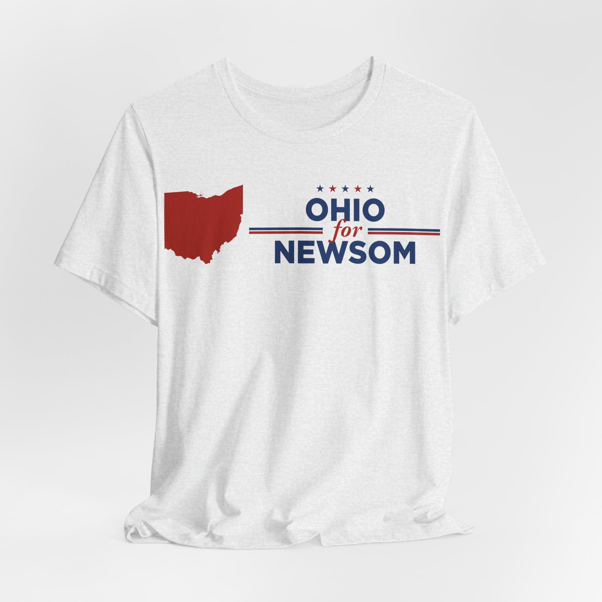 Ohio for Gavin Newsom for President Campaign T-Shirt 2028