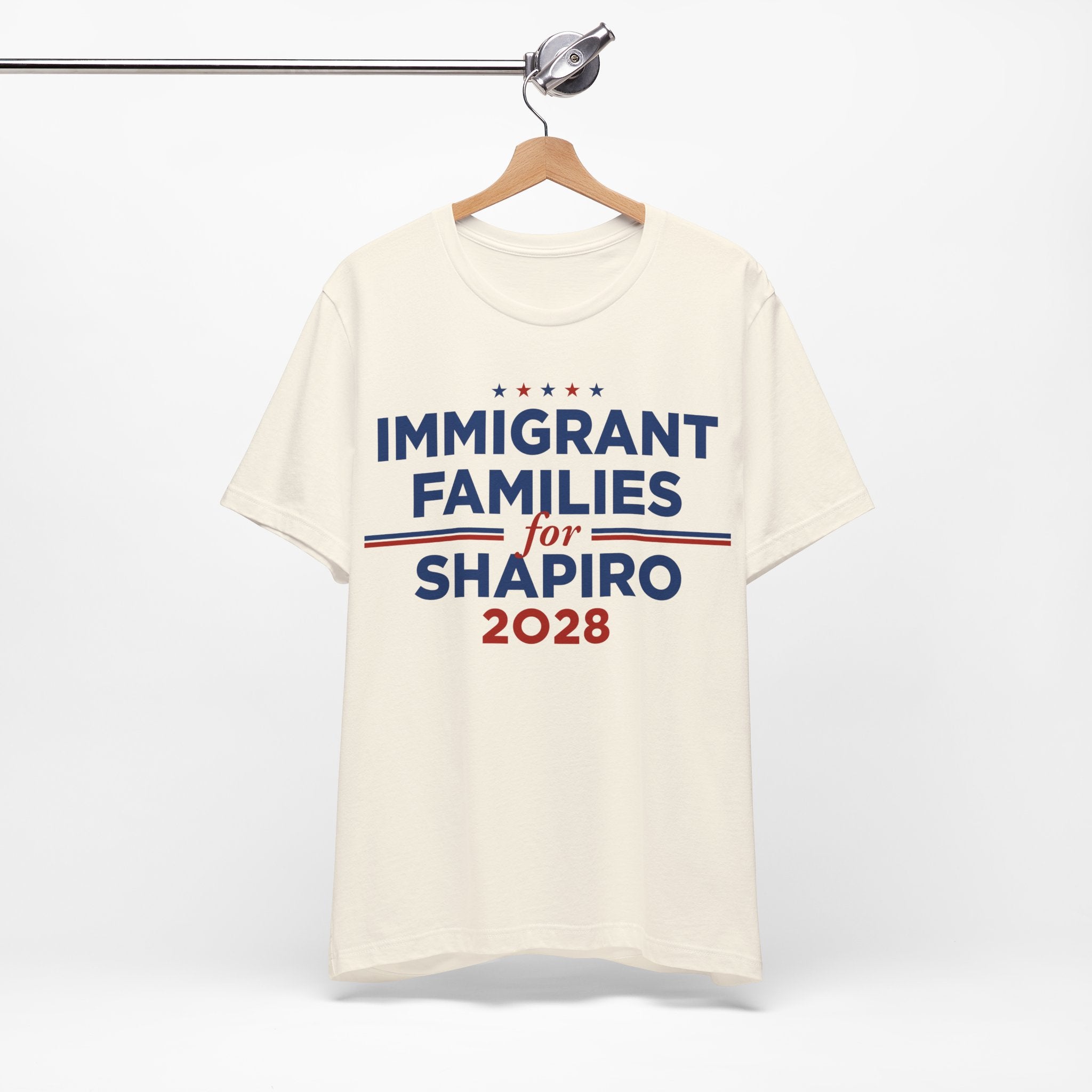 Immigrant Families for Josh Shapiro for President Campaign T-Shirt 2028
