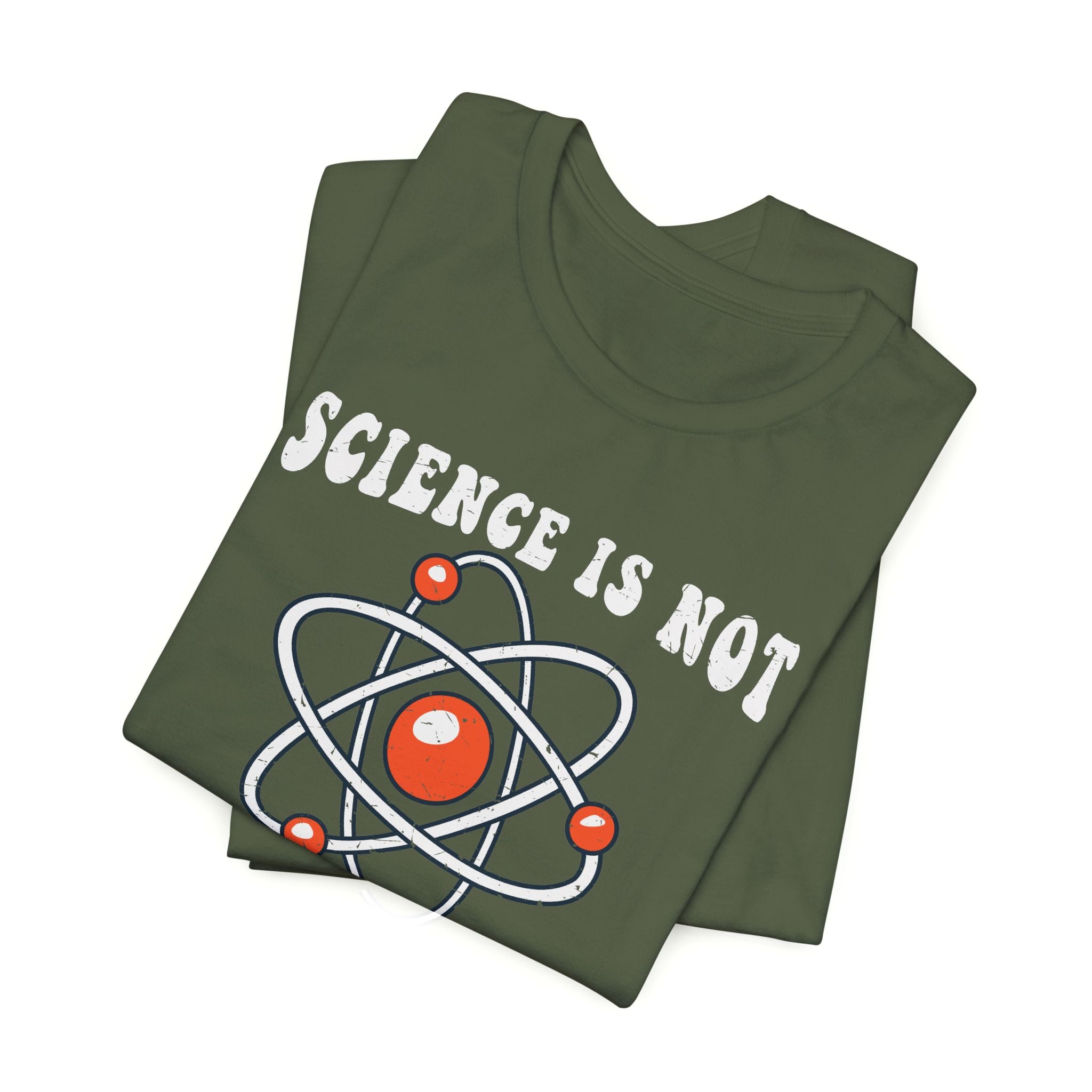 Science is Not a Liberal Conspiracy Unisex T-Shirt - Funny Liberal Progressive Democrat Shirt - Pro-Science