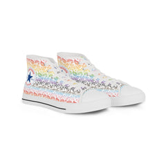 Progress Pride Paisley Prideverse Men's High Top Sneakers