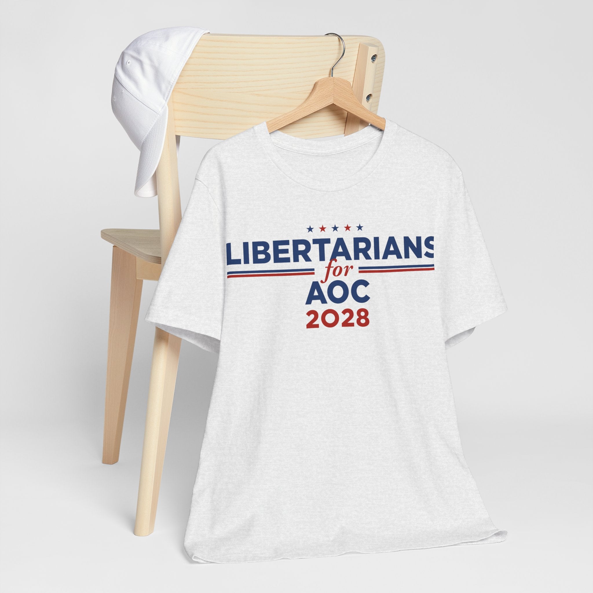 Libertarians for AOC for President Campaign T-Shirt 2028