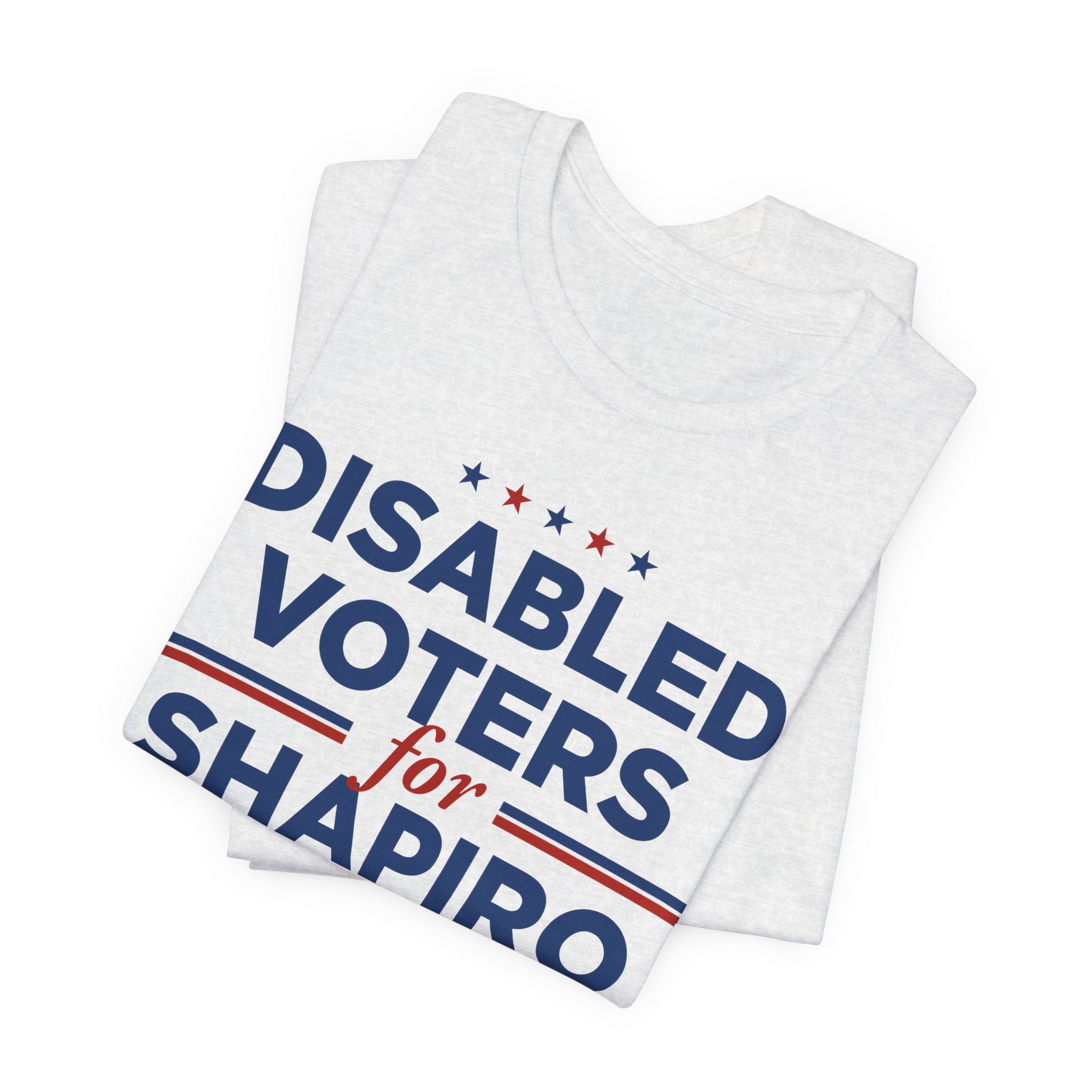 Disabled Voters for Josh Shapiro for President Campaign T-Shirt 2028