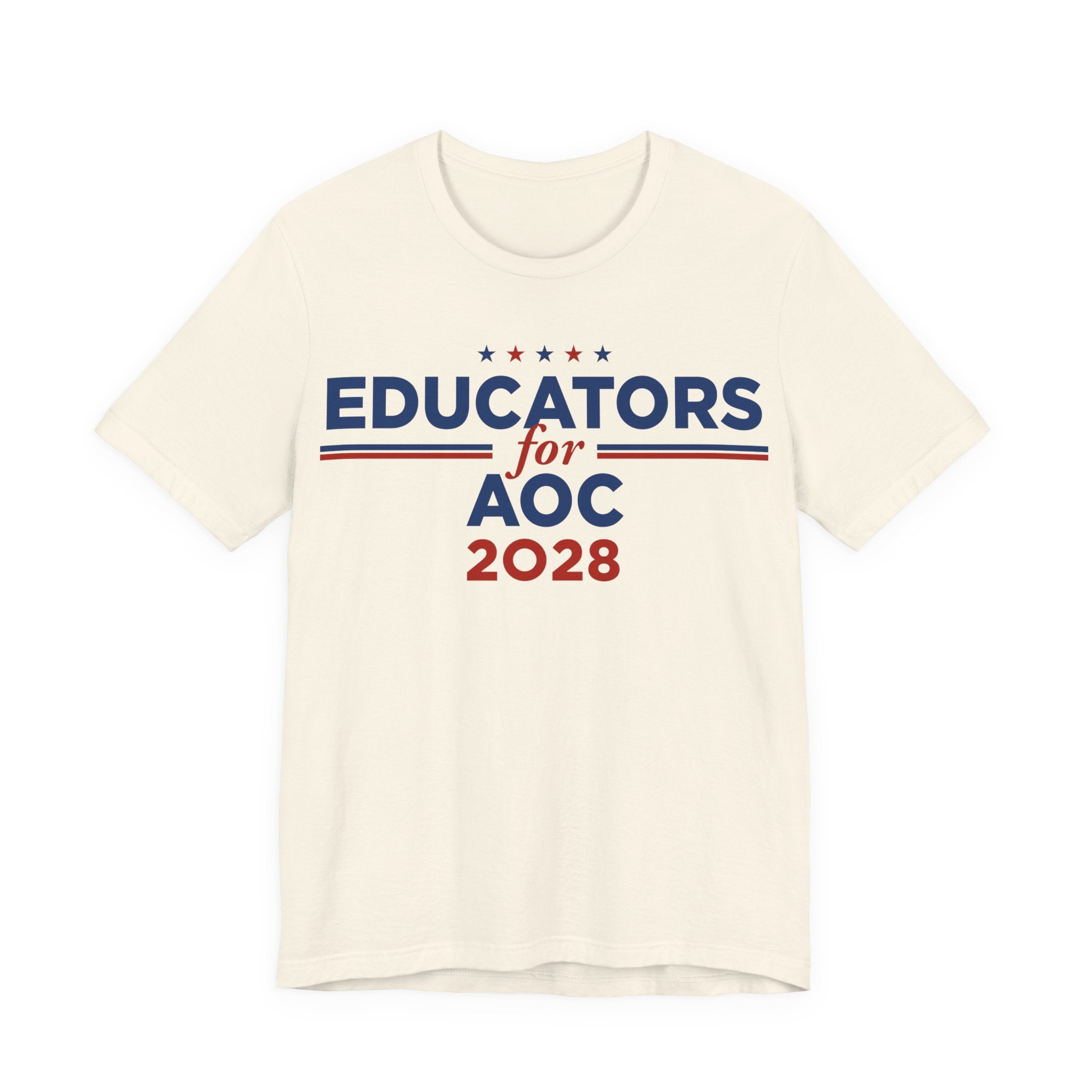 Educators for AOC for President Campaign T-Shirt 2028