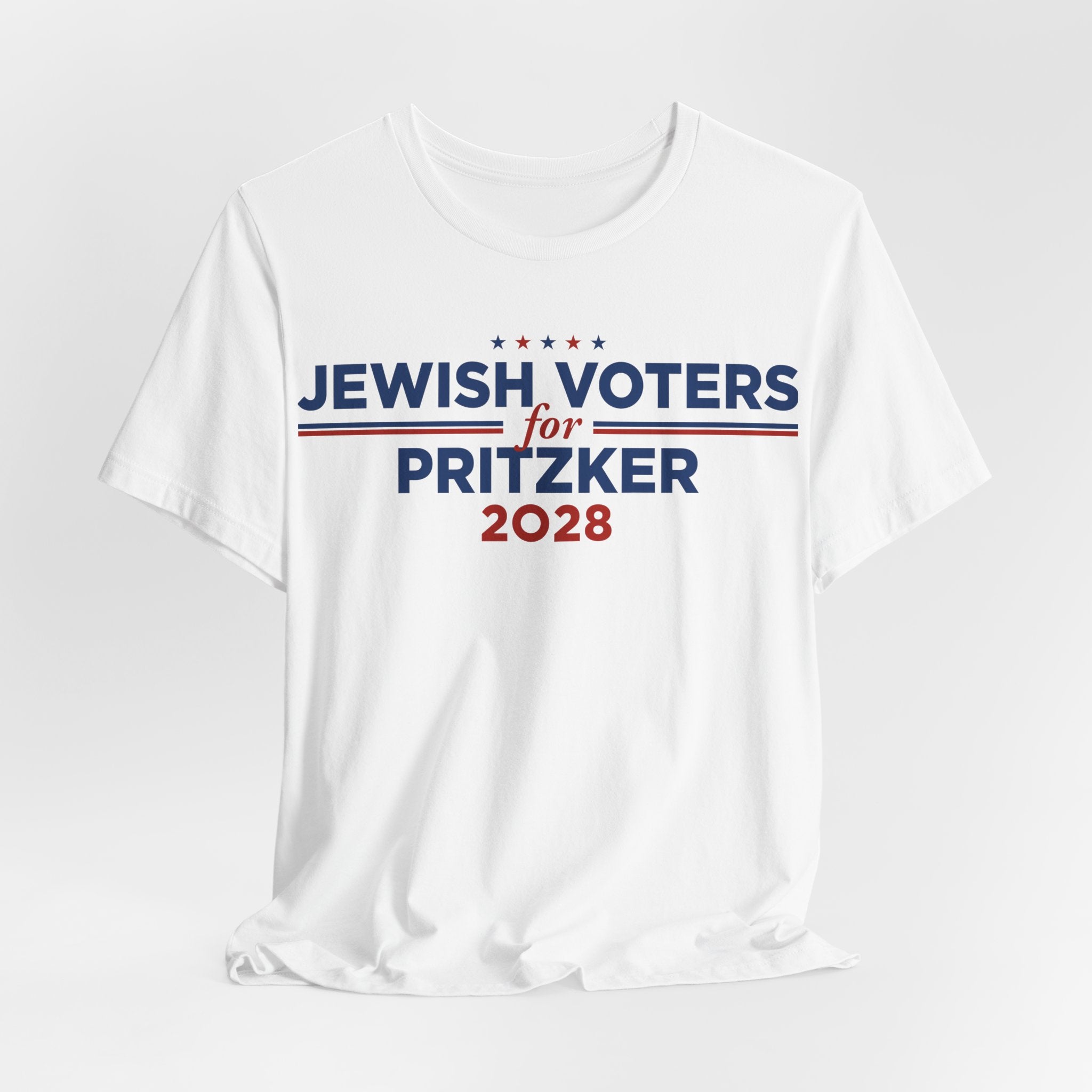 Jewish Voters for J.B. Pritzker for President Campaign T-Shirt 2028