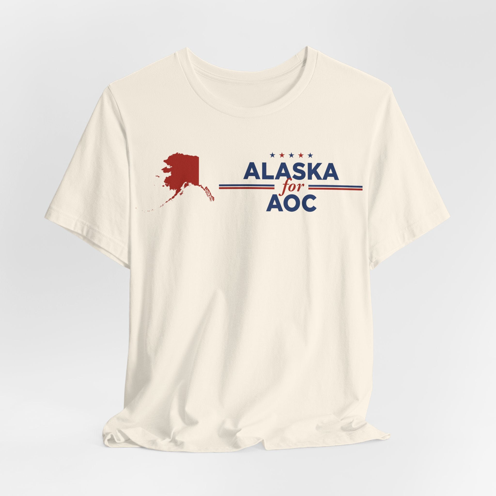 Alaska for AOC for President Campaign T-Shirt 2028