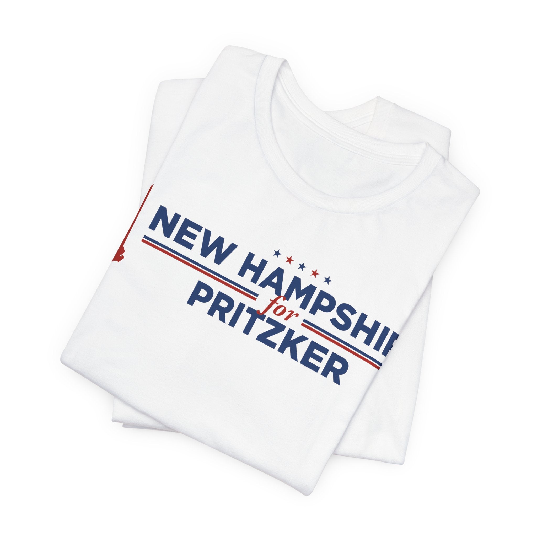 New Hampshire for J.B. Pritzker for President Campaign T-Shirt 2028