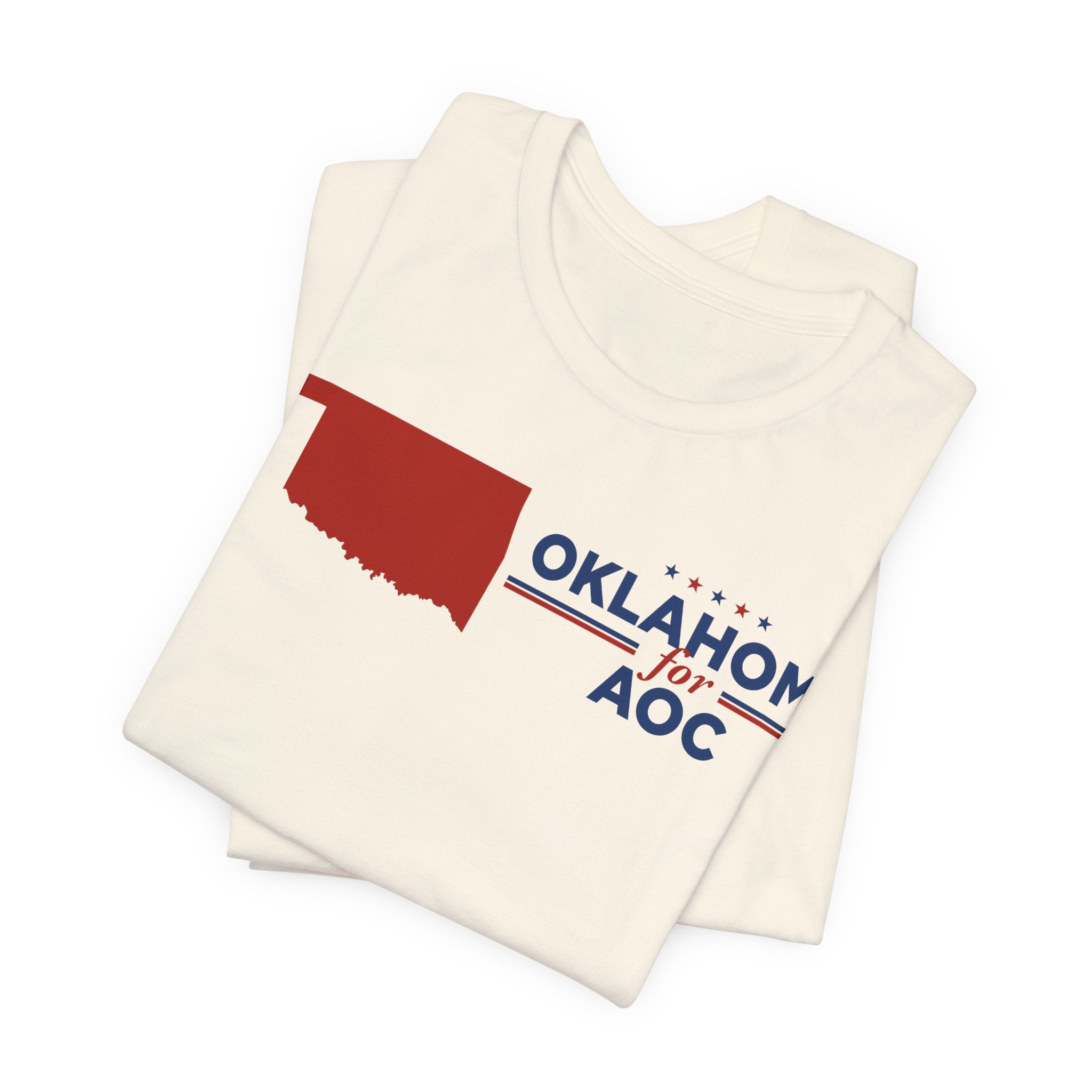 Oklahoma for AOC for President Campaign T-Shirt 2028