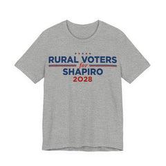 Rural Voters for Josh Shapiro for President Campaign T-Shirt 2028