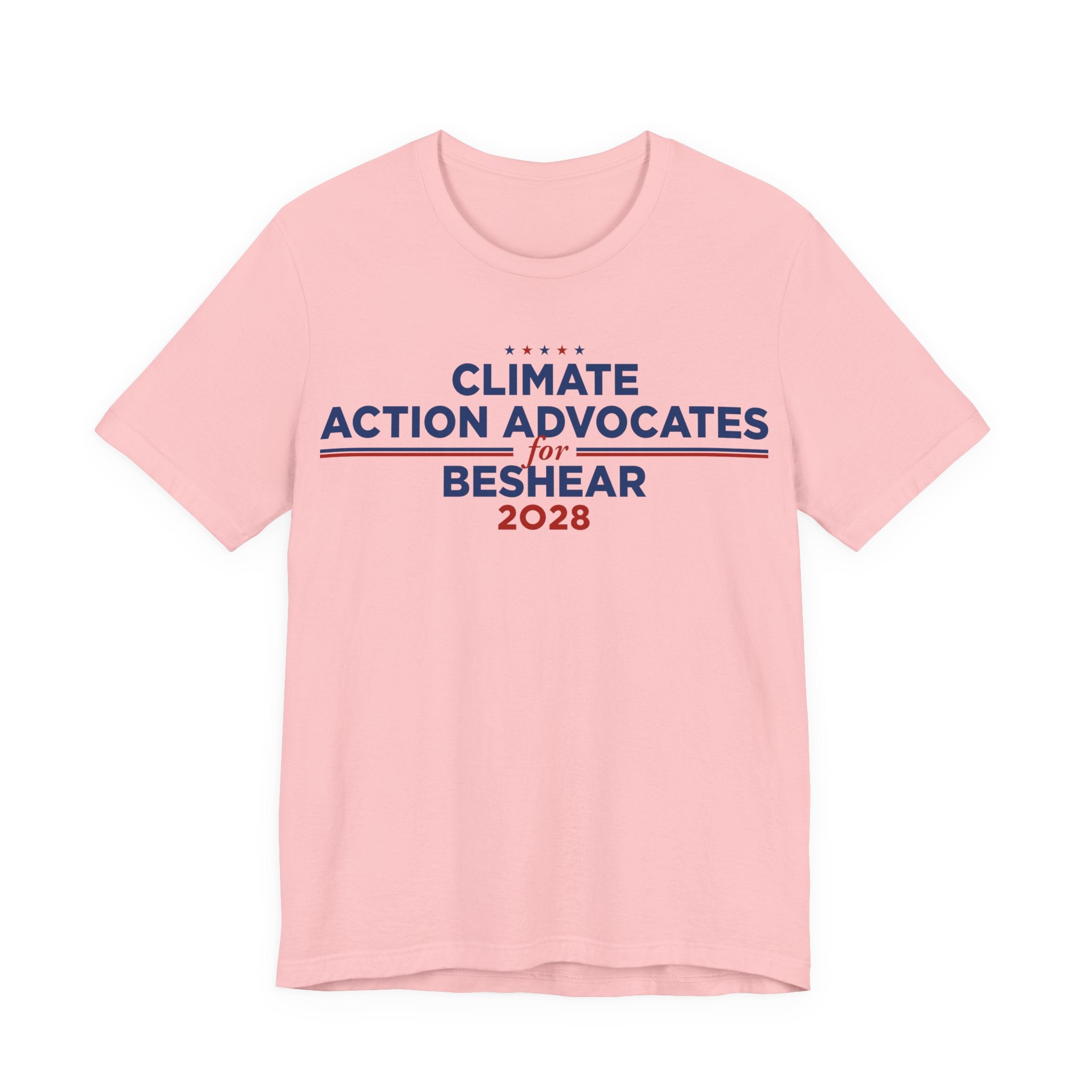 Climate Action Advocates for Beshear 2028 T-Shirt | Bella+Canvas 3001 Political Graphic Tee