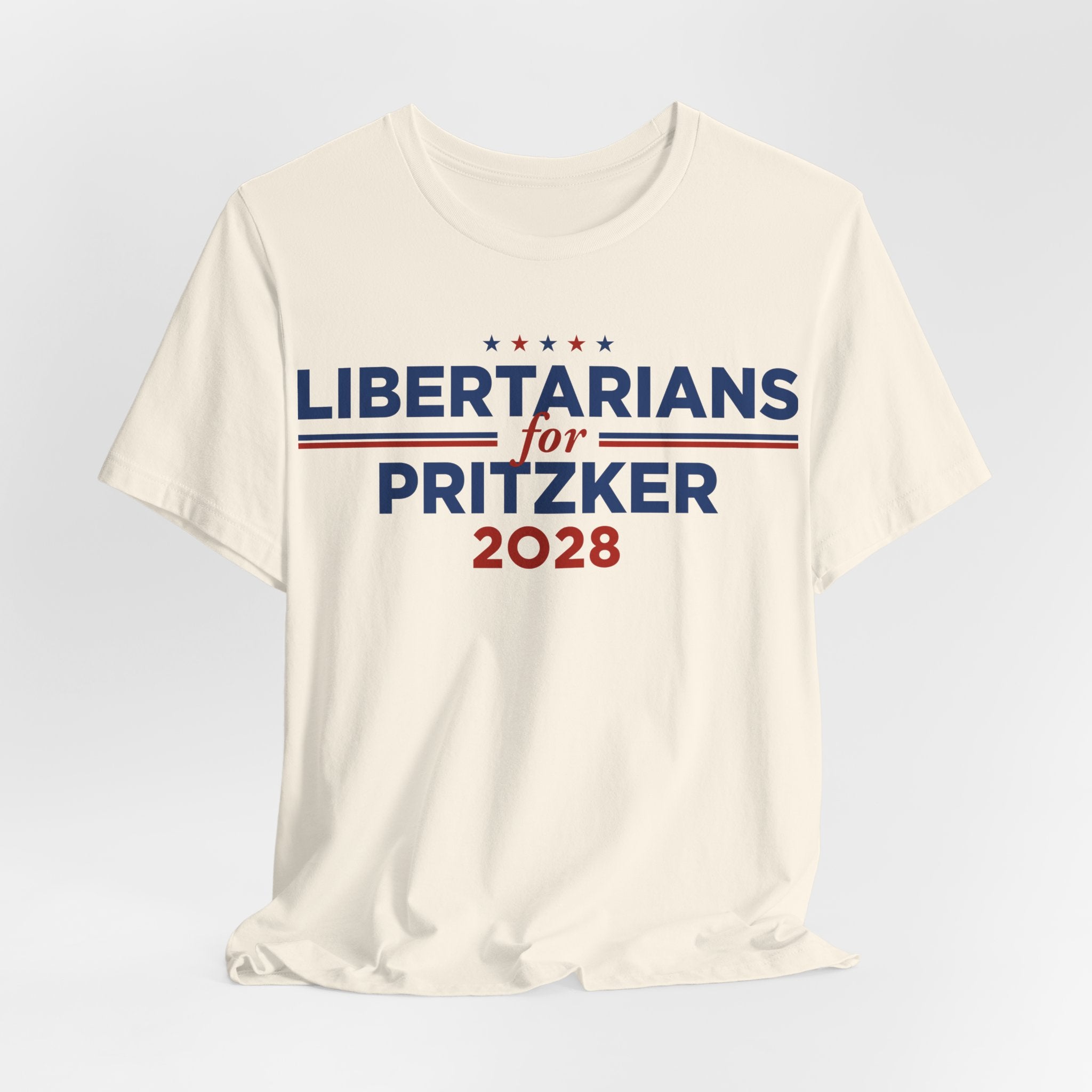 Libertarians for J.B. Pritzker for President Campaign T-Shirt 2028