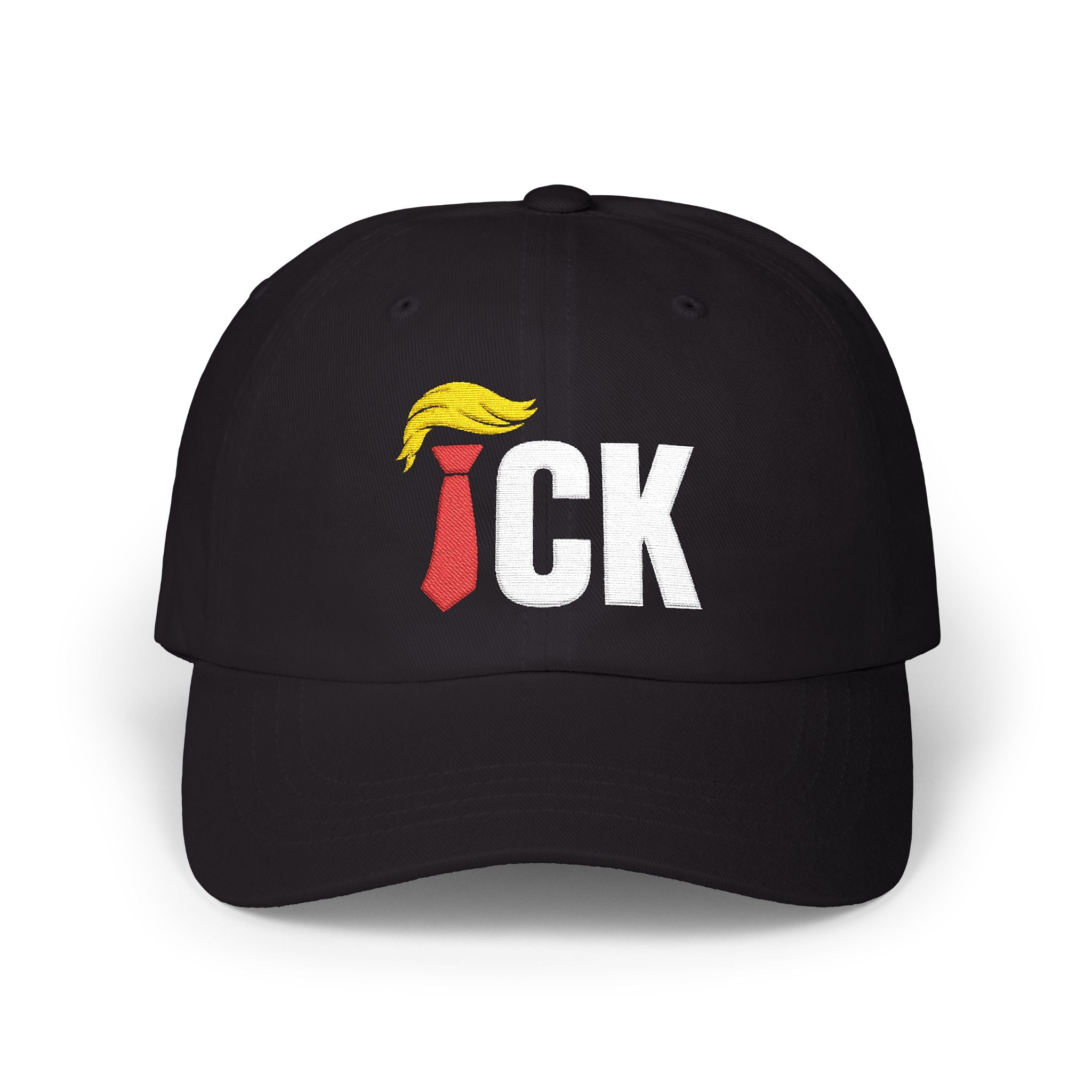 ICK Embroidered Classic Dad Cap — Funny Anti-Trump Political Statement Baseball Cap