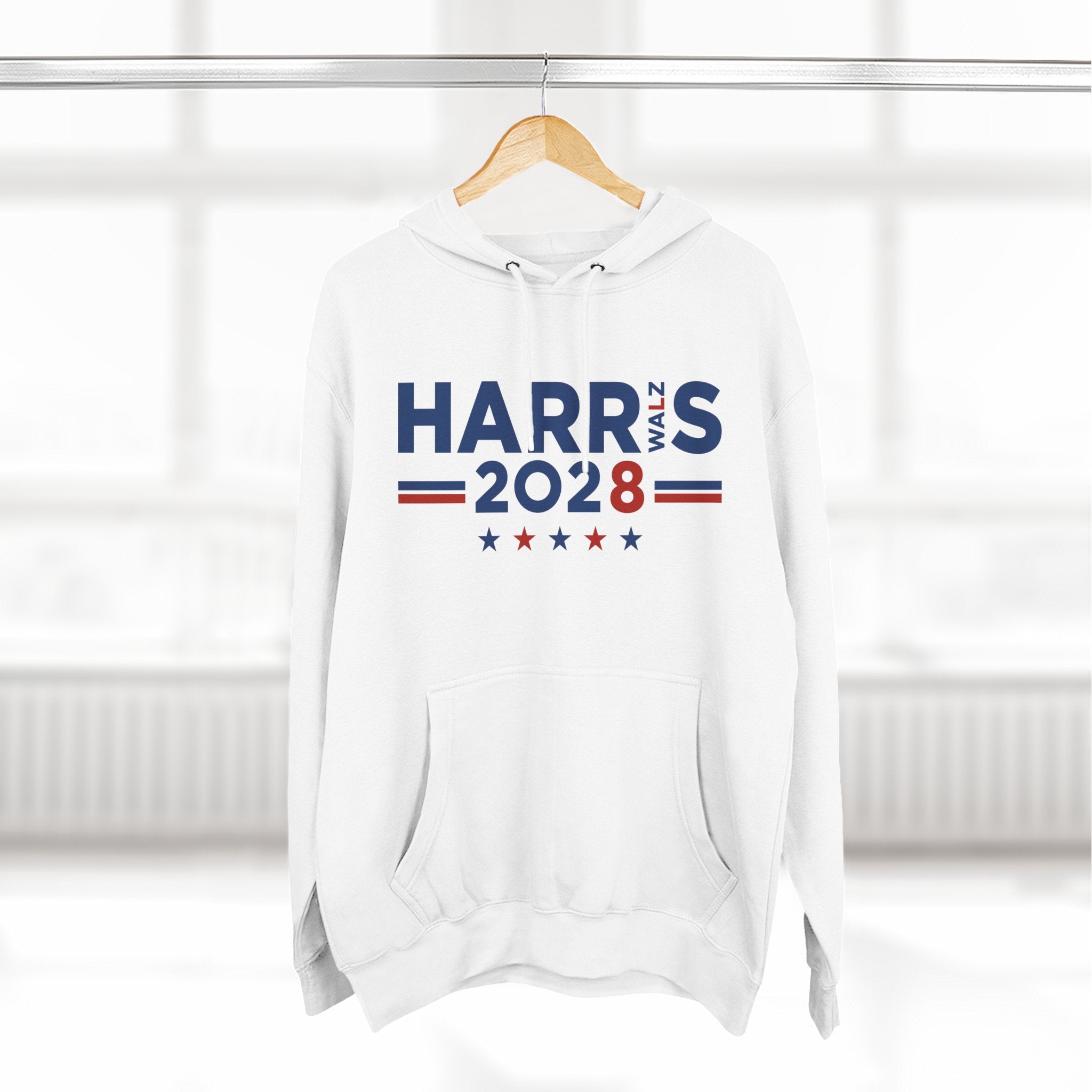 Premium Kamala Harris Tim Walz 2028 Pullover Hoodie