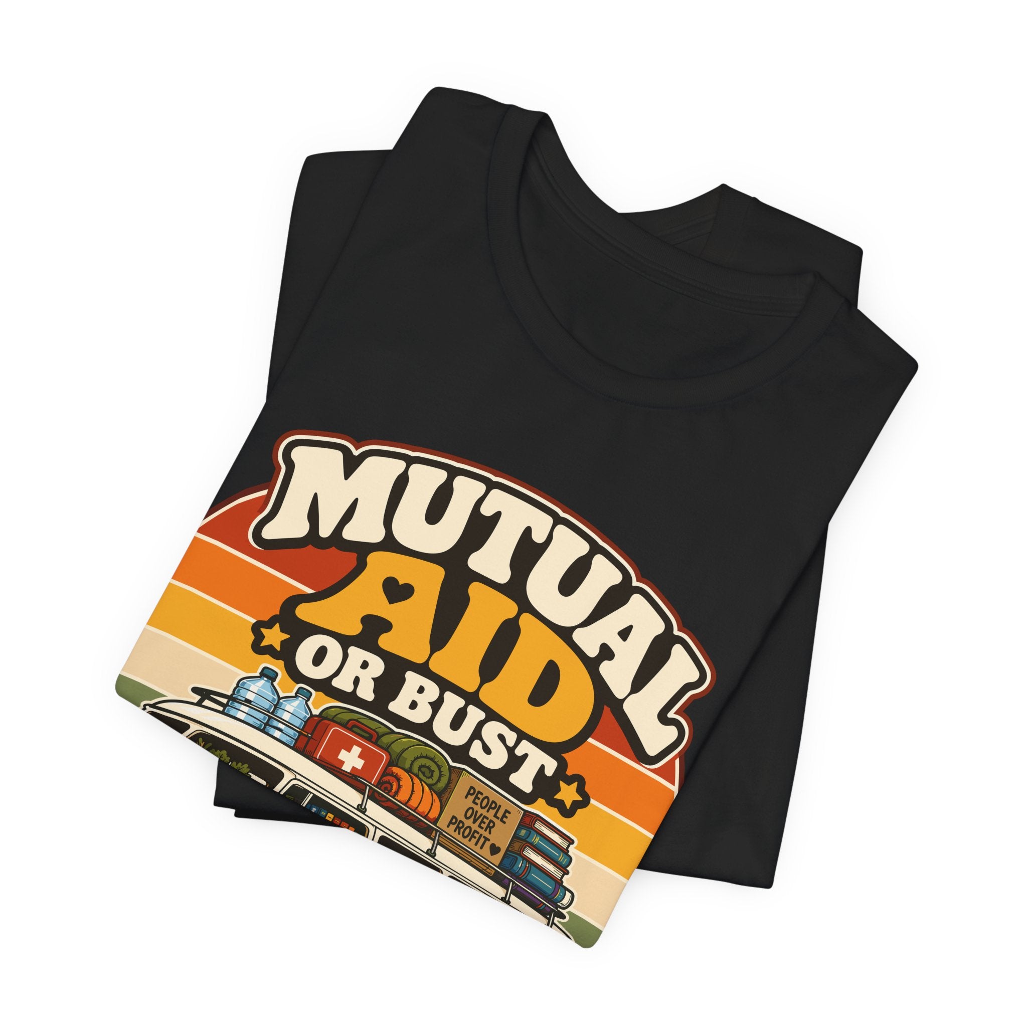 Community Care Caravan T-Shirt | Mutual Aid Progressive Graphic Tee