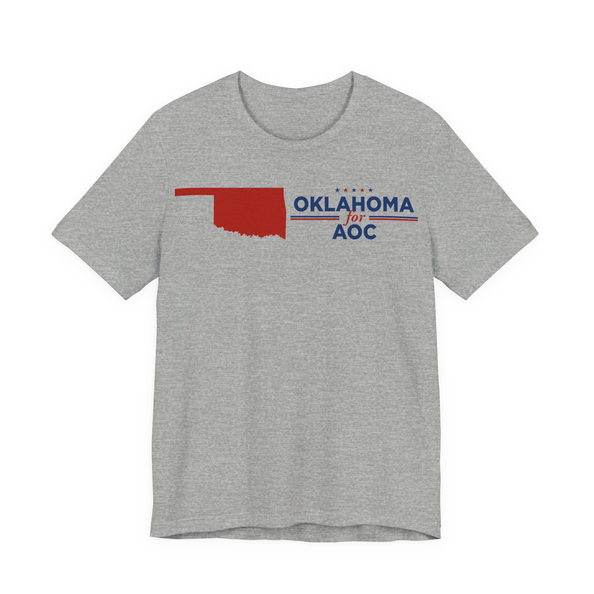 Oklahoma for AOC for President Campaign T-Shirt 2028