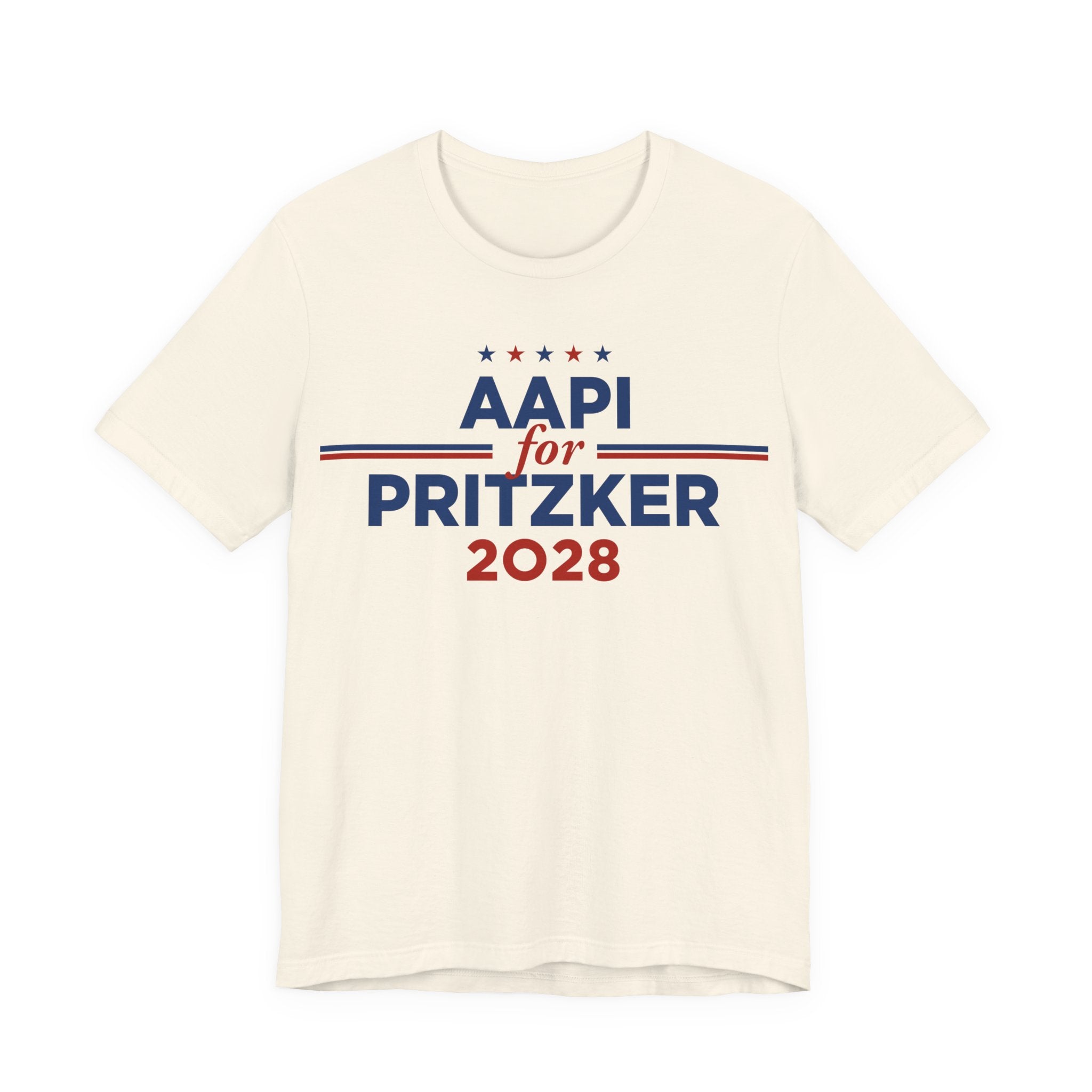 AAPI Asian and Pacific Islanders for J.B. Pritzker for President Campaign T-Shirt 2028