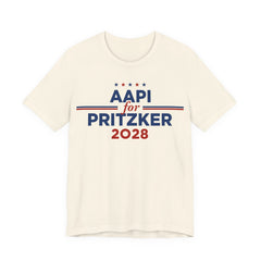 AAPI Asian and Pacific Islanders for J.B. Pritzker for President Campaign T-Shirt 2028