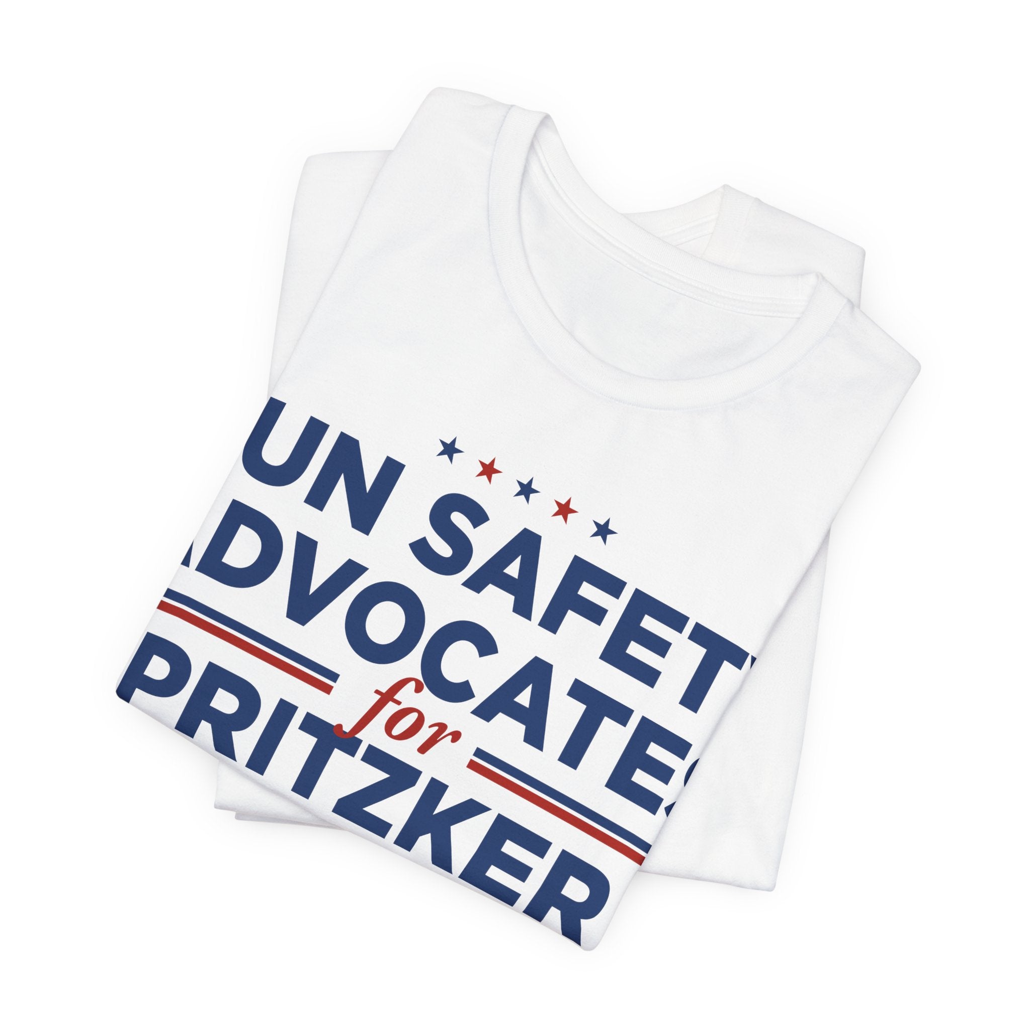 Gun Safety Advocates for J.B. Pritzker for President Campaign T-Shirt 2028