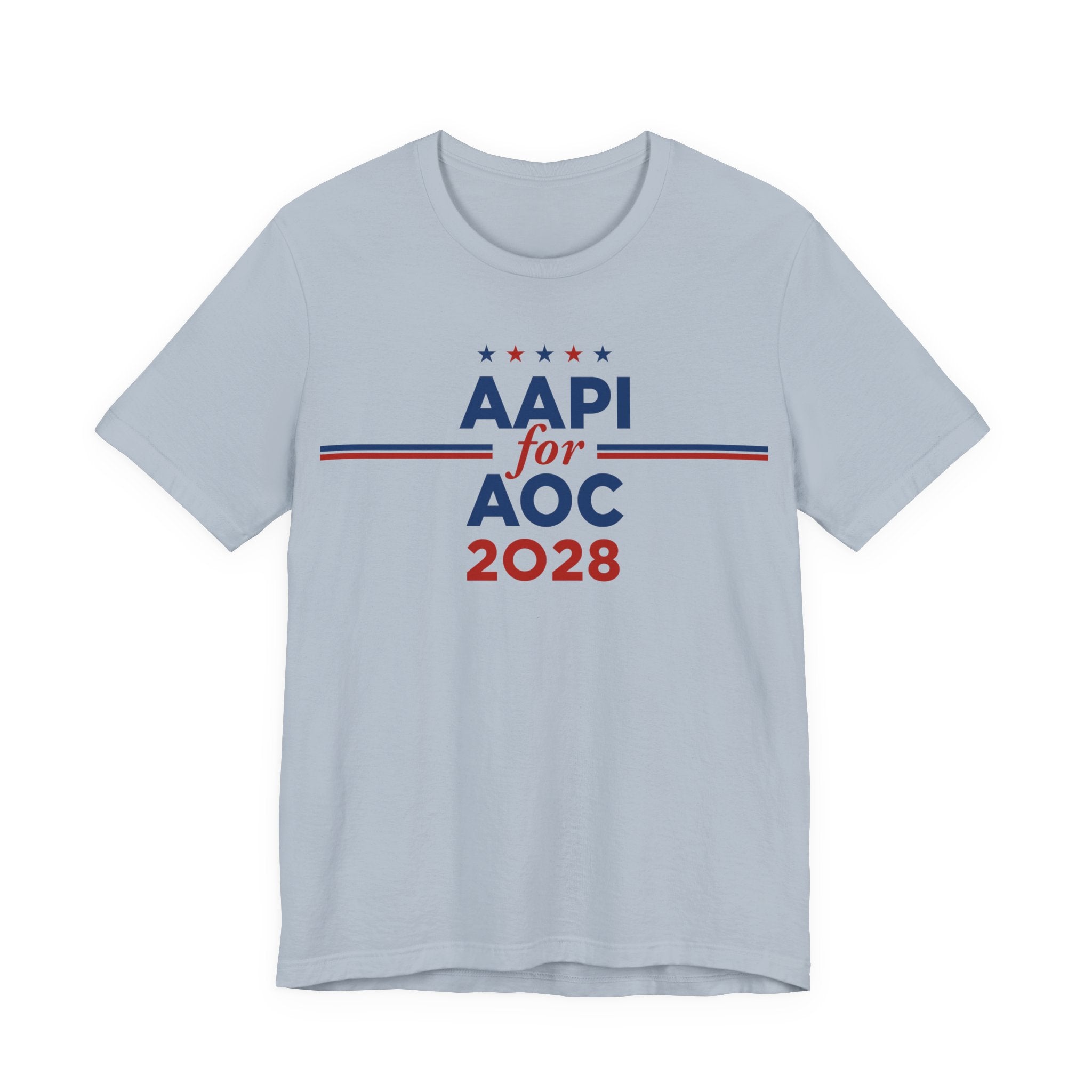 AAPI Asian American and Pacific Islander for AOC Campaign T-Shirt for President 2028