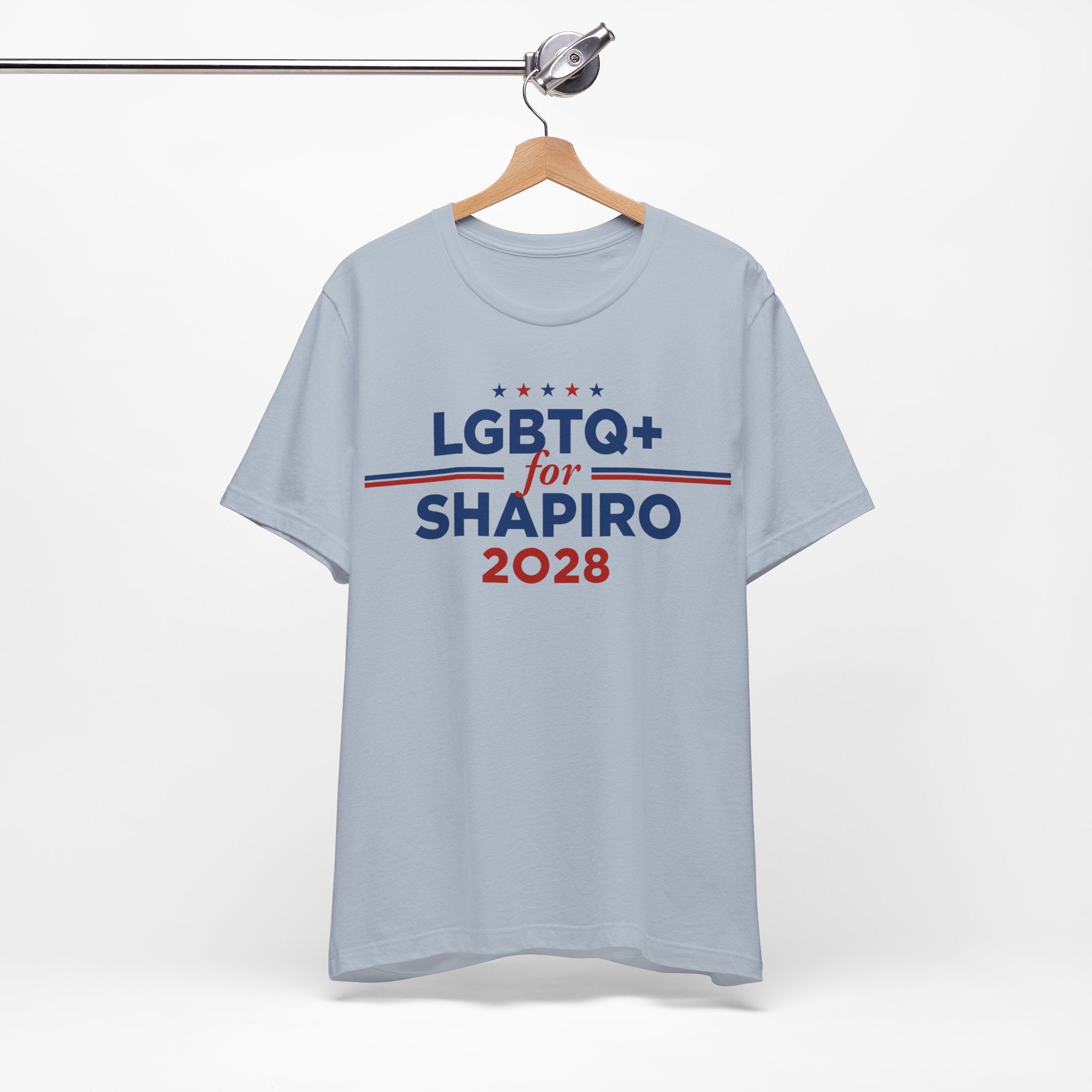 LGBTQ+ for Josh Shapiro for President Campaign T-Shirt 2028