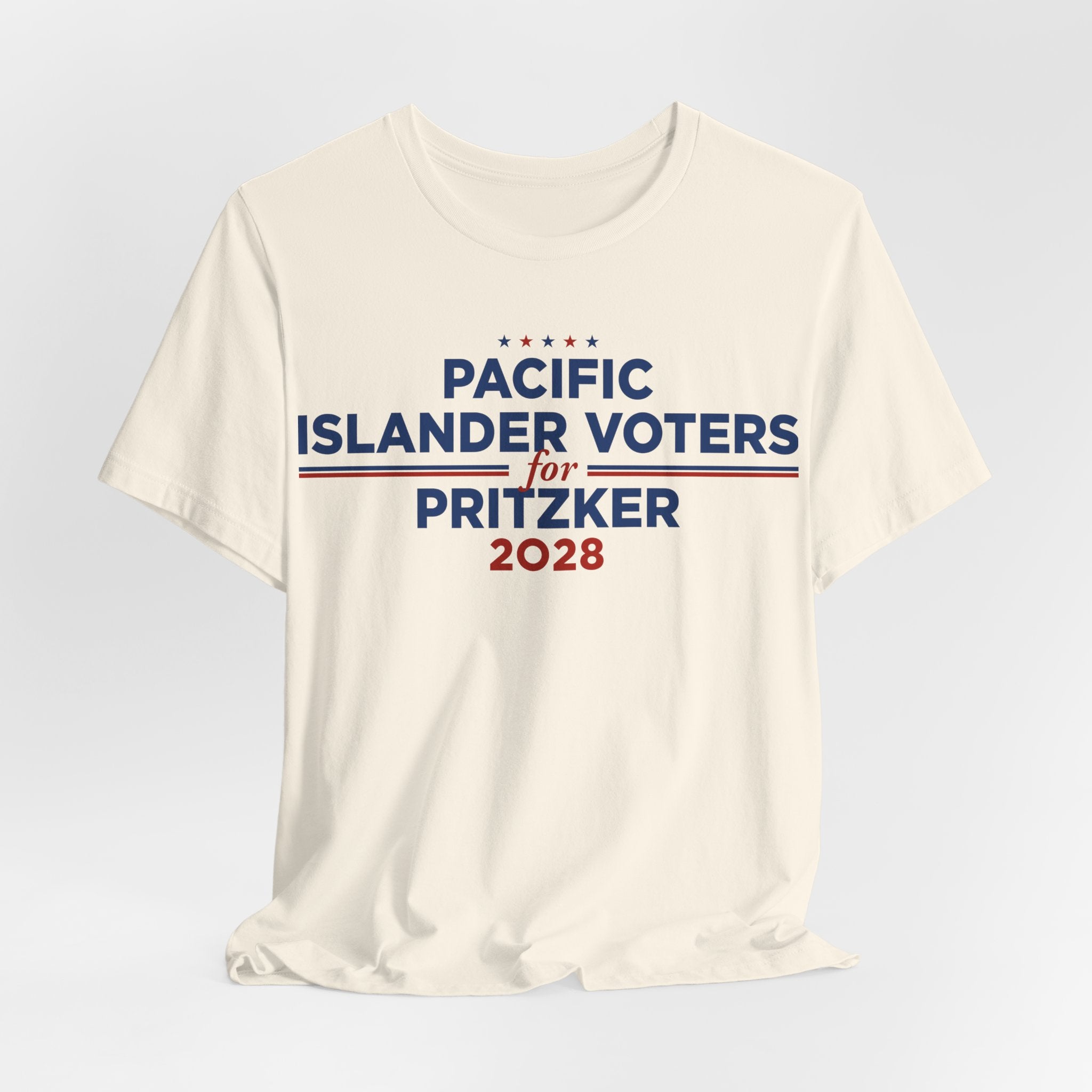 Pacific Islander Voters for J.B. Pritzker for President Campaign T-Shirt 2028