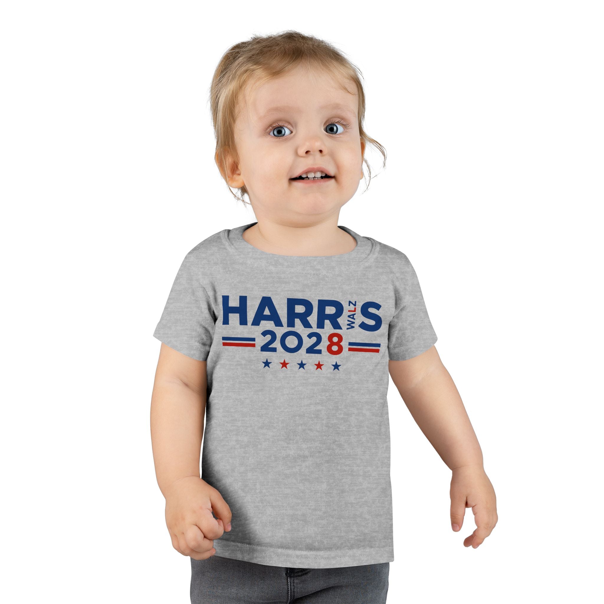 Toddler Kamala Harris Tim Walz 2028 Campaign Shirt (Youth Political Pride)