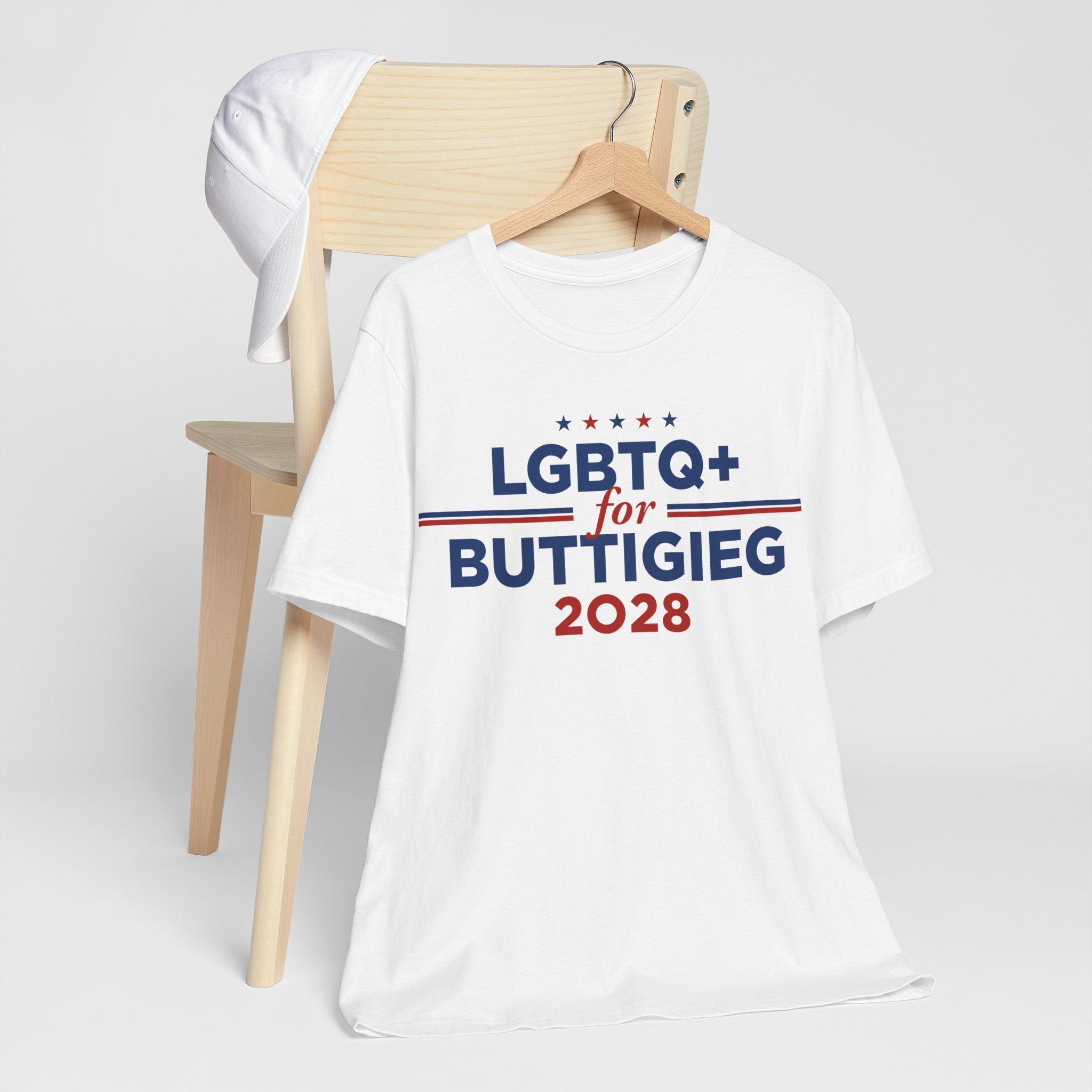 LGBTQ+ for Pete Buttigieg for President Campaign T-Shirt 2028