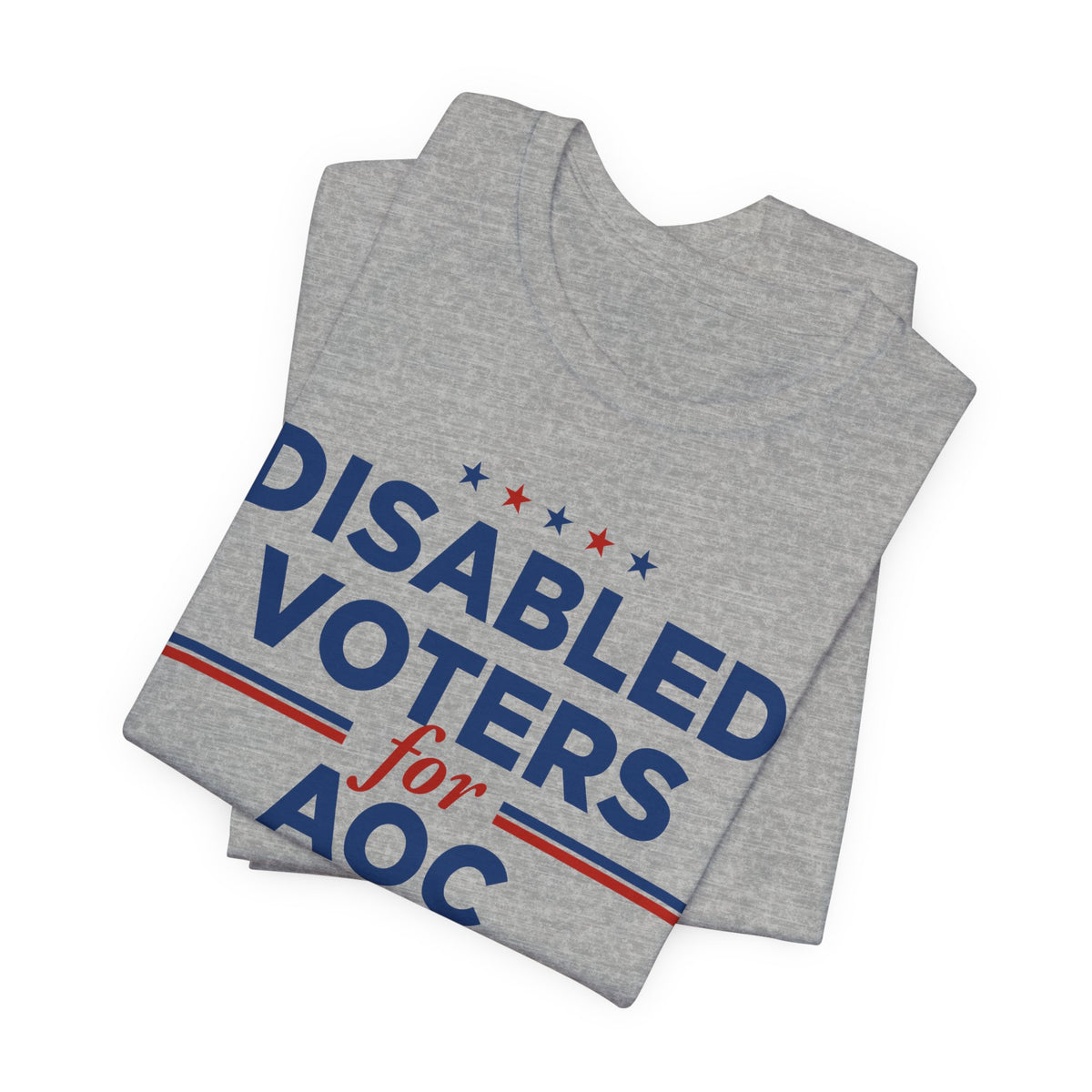 Disabled Voters for AOC for President Campaign T-Shirt 2028