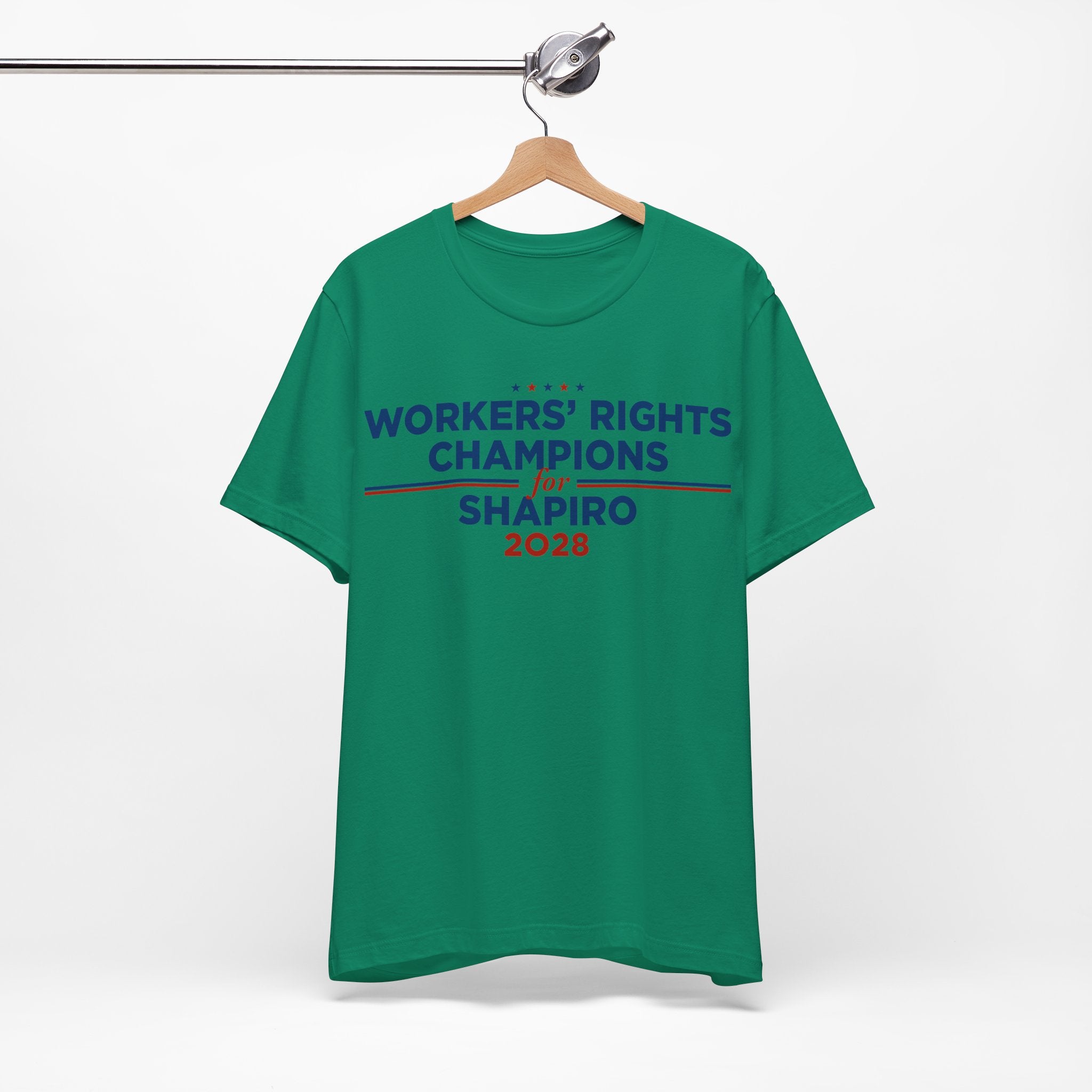 Worker' Rights Champions for Josh Shapiro for President Campaign T-Shirt 2028