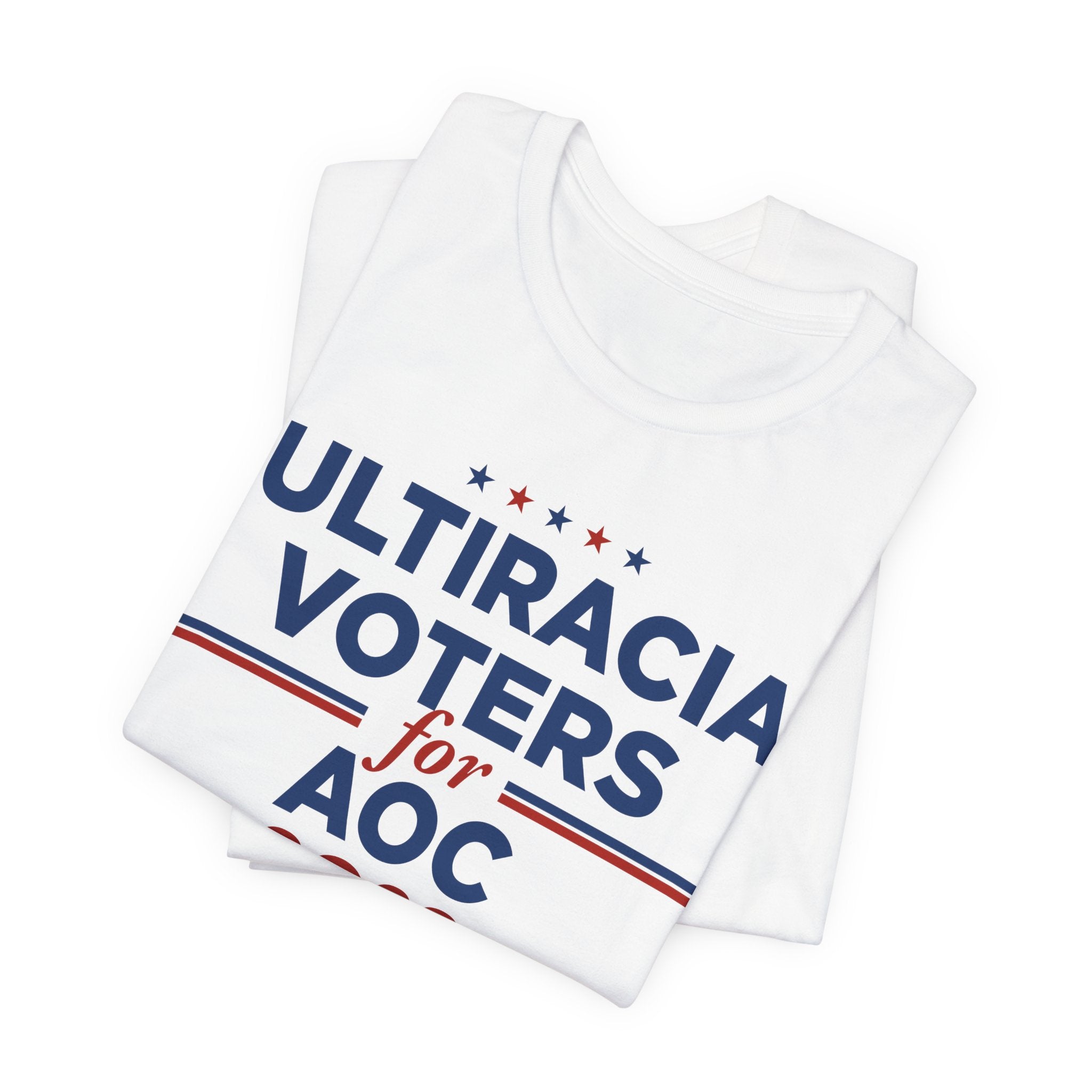 Multiracial Voters for AOC for President Campaign T-Shirt 2028