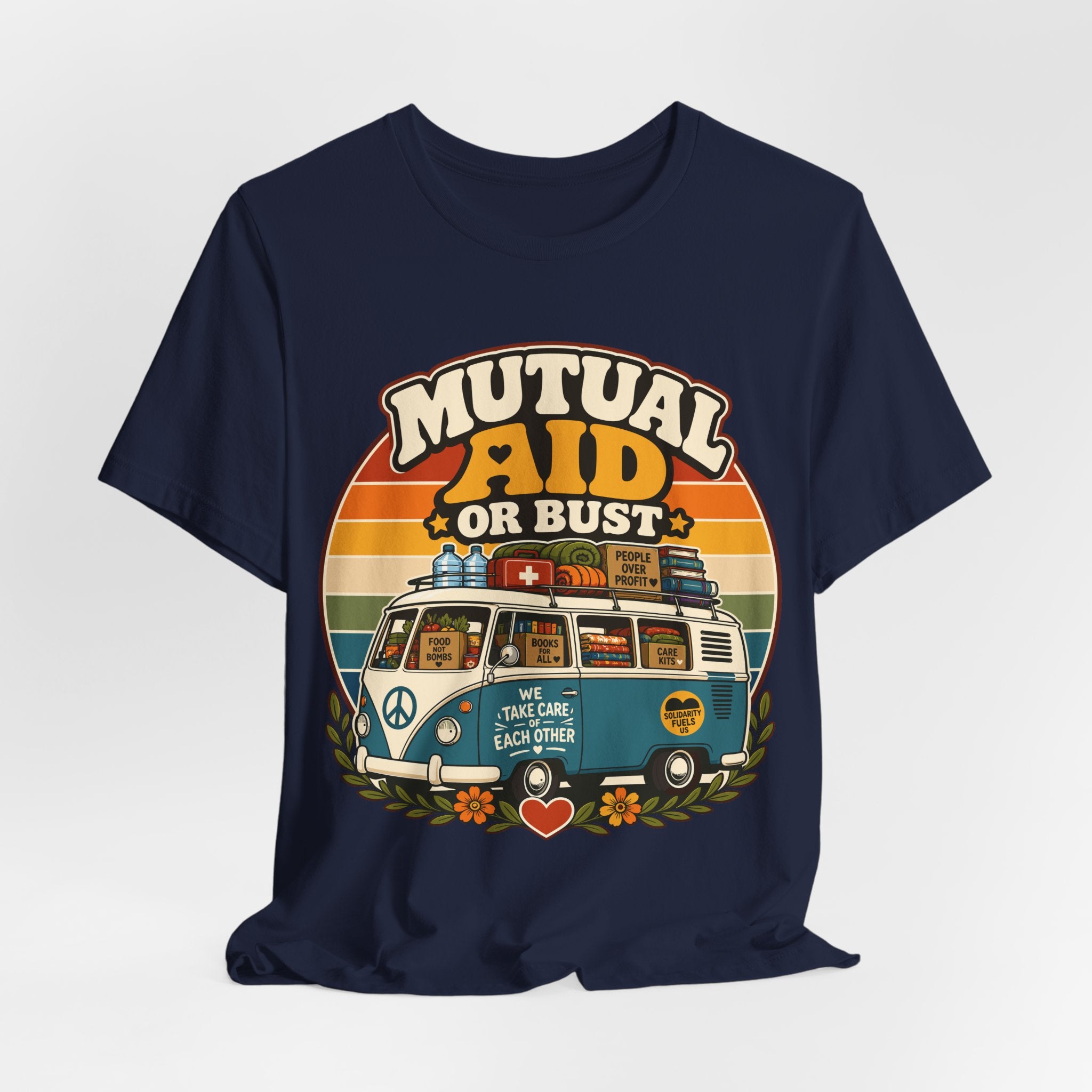 Community Care Caravan T-Shirt | Mutual Aid Progressive Graphic Tee
