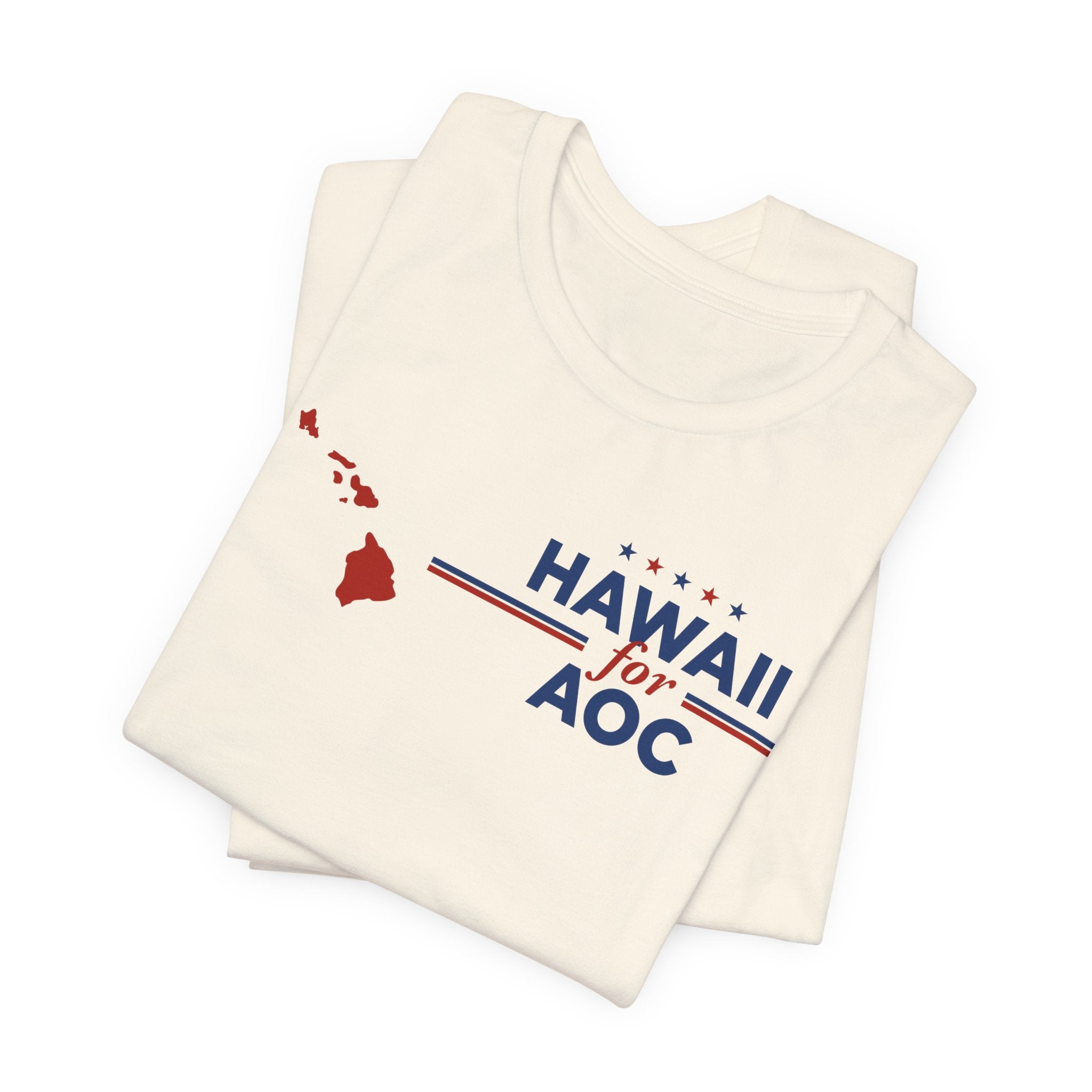 Hawaii for AOC for President Campaign T-Shirt 2028