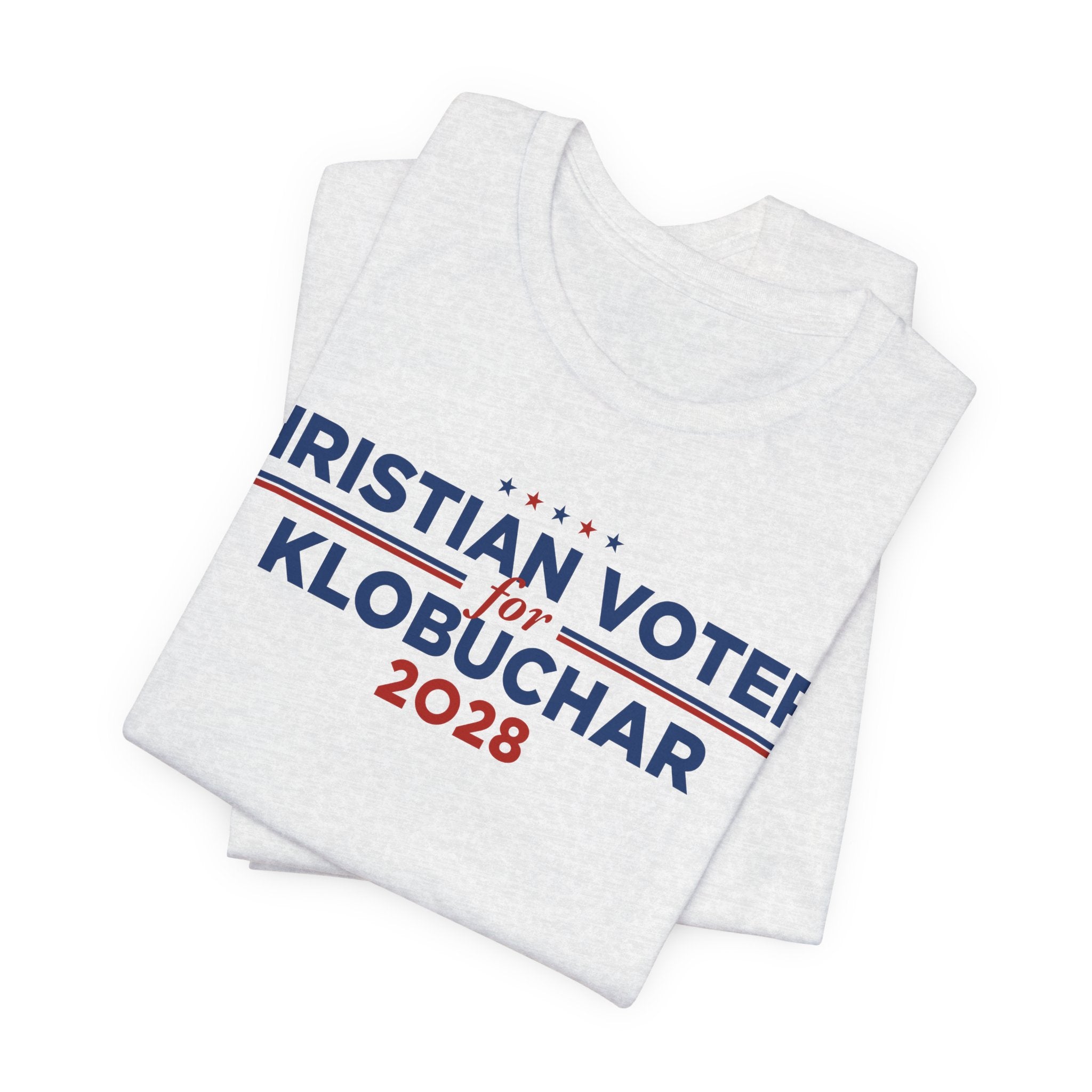 Christian Voters for Amy Klobuchar for President Campaign T-Shirt 2028