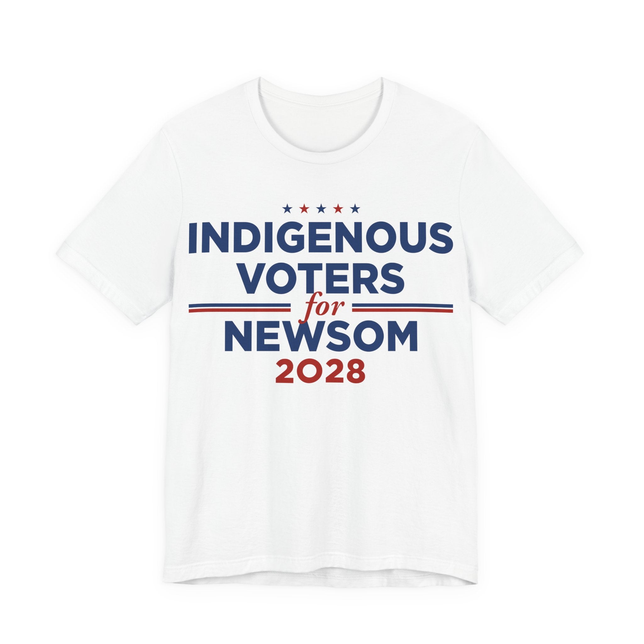 Indigenous Voters / Native Americans for Gavin Newsom for President Campaign T-Shirt 2028