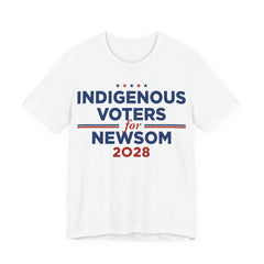 Indigenous Voters / Native Americans for Gavin Newsom for President Campaign T-Shirt 2028
