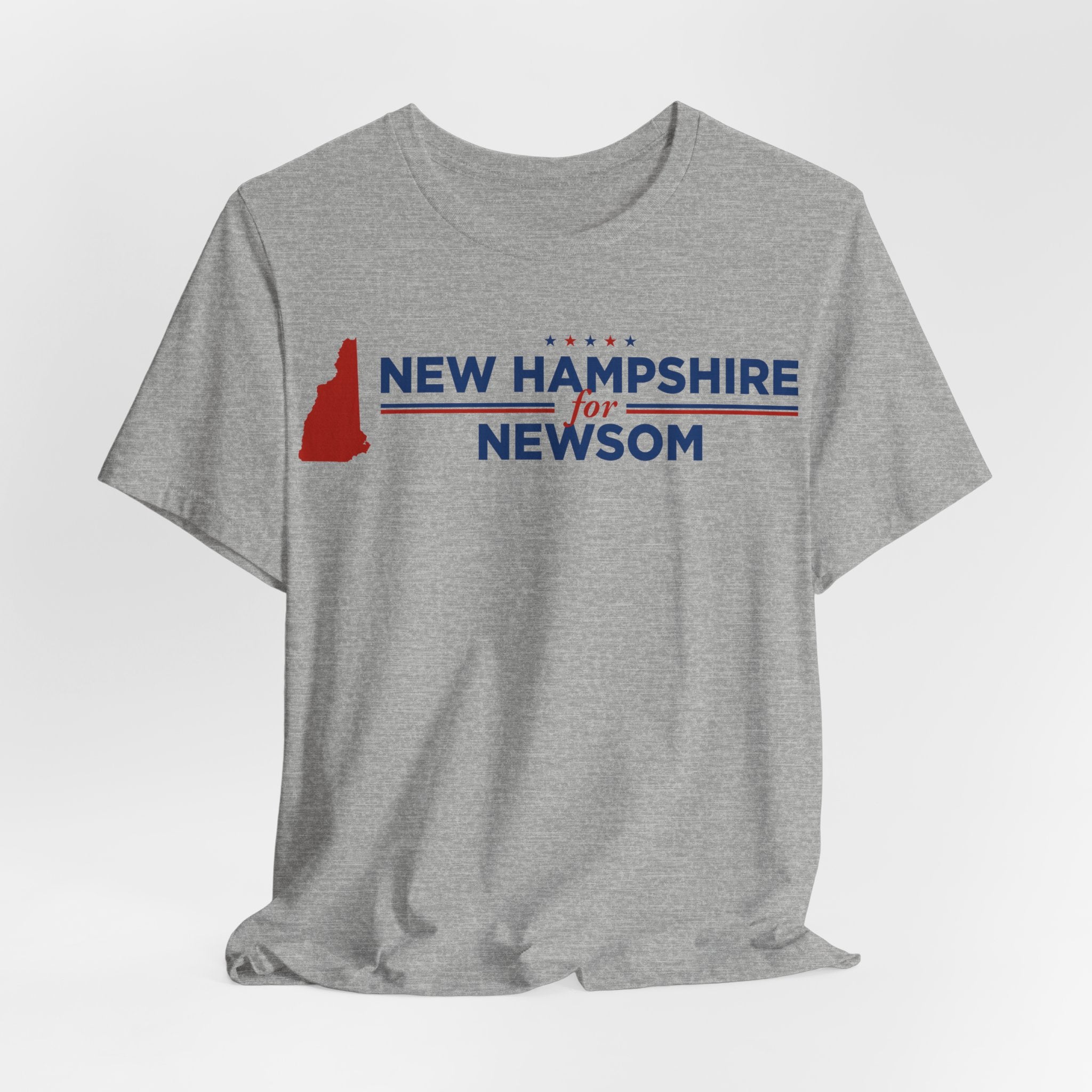 New Hampshire for Gavin Newsom for President Campaign T-Shirt 2028