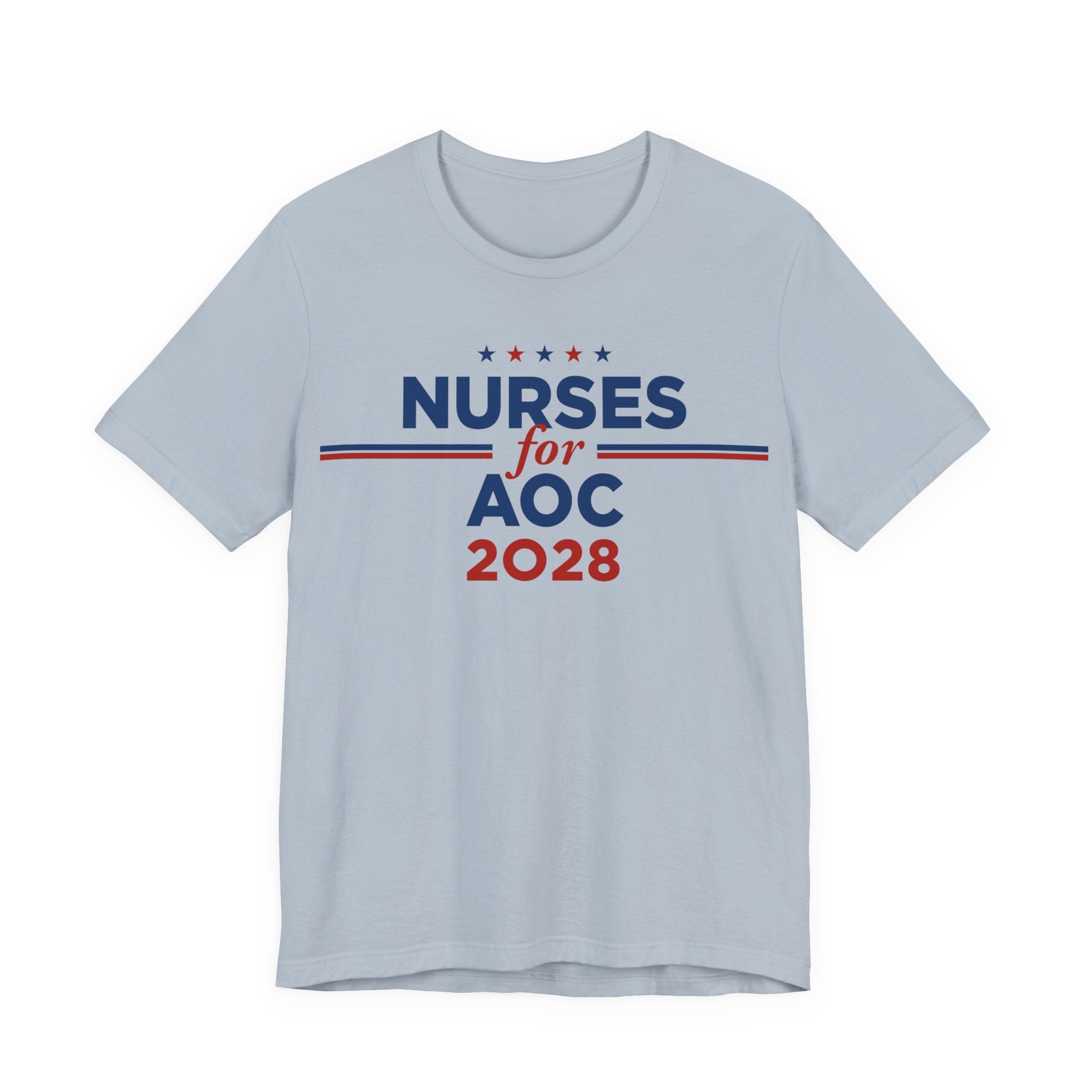 Nurses for AOC for President Campaign T-Shirt 2028