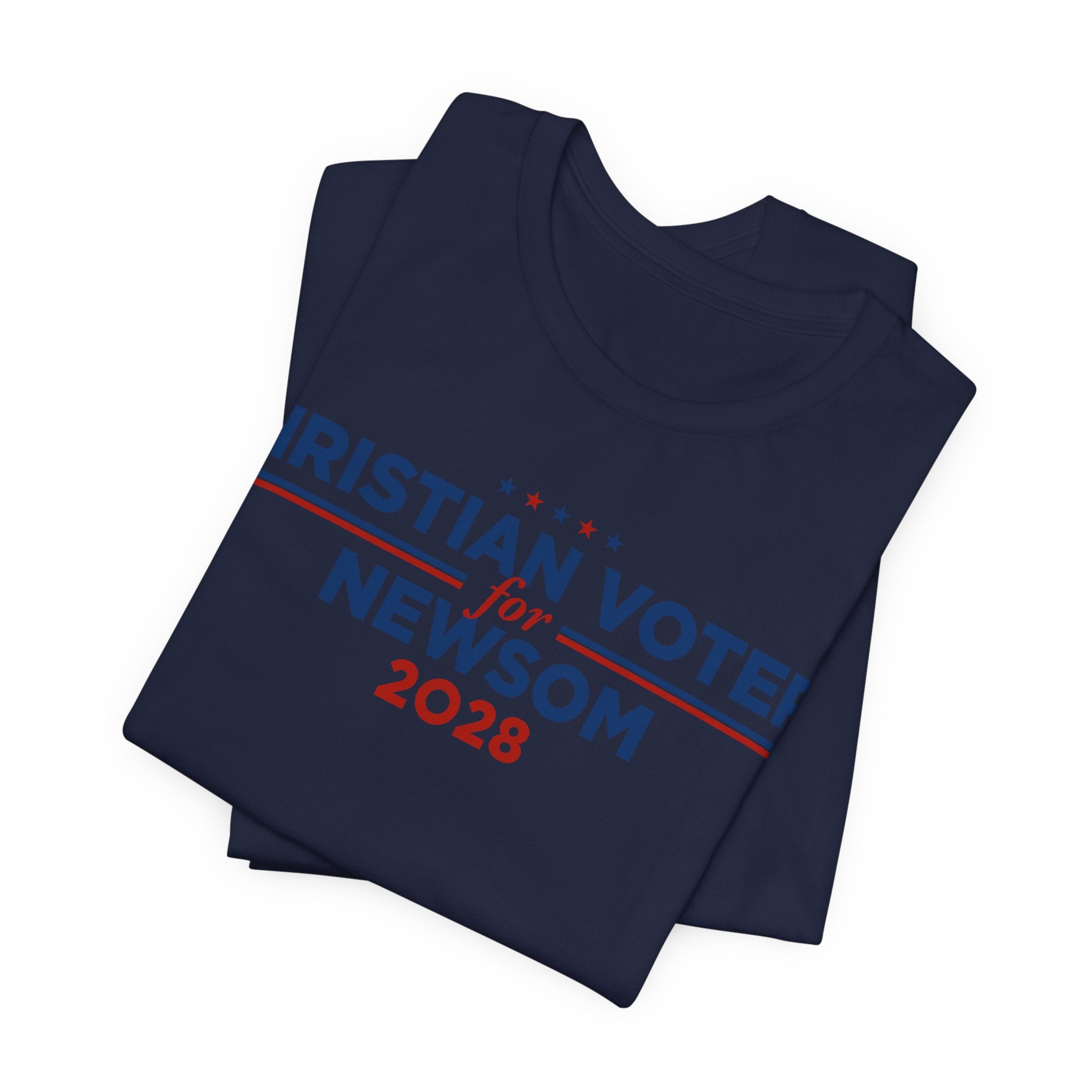 Christian Voters for Gavin Newsom for President Campaign T-Shirt 2028