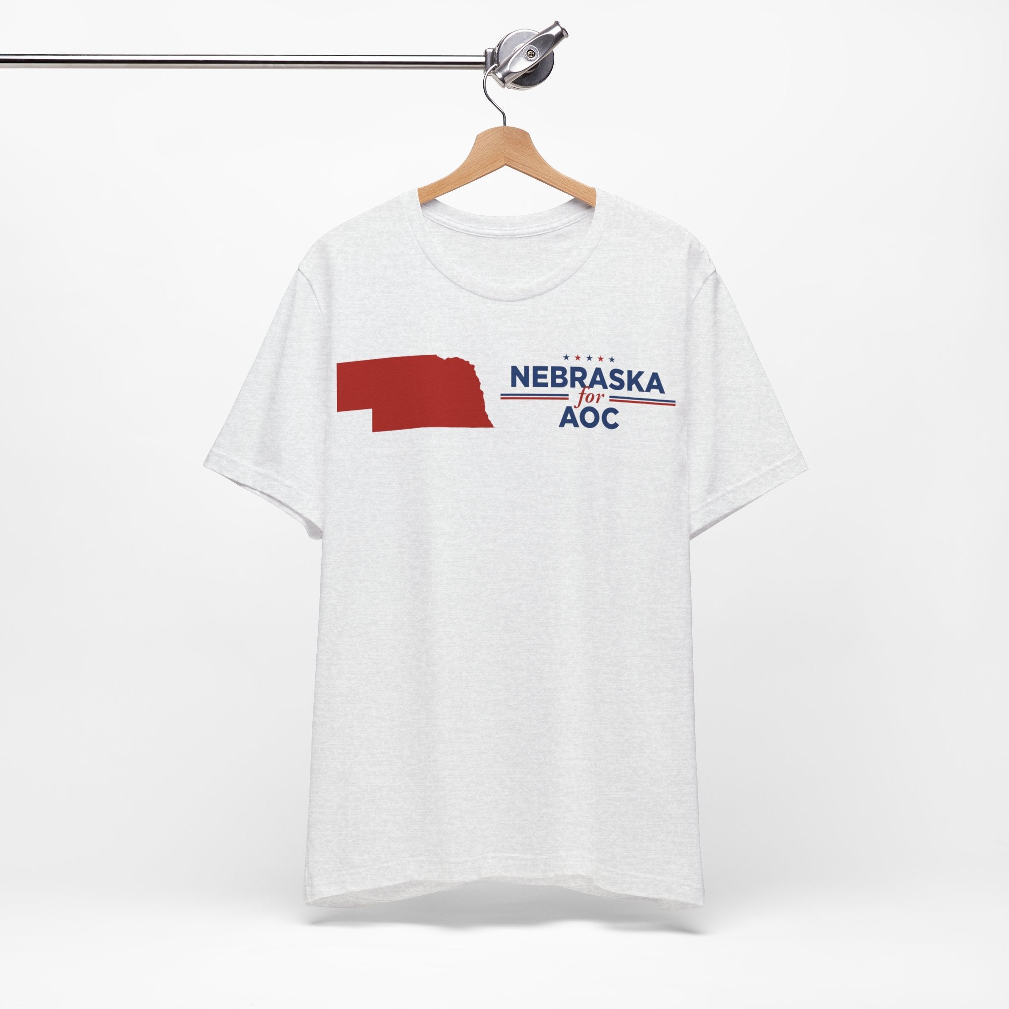 Nebraska for AOC for President Campaign T-Shirt 2028