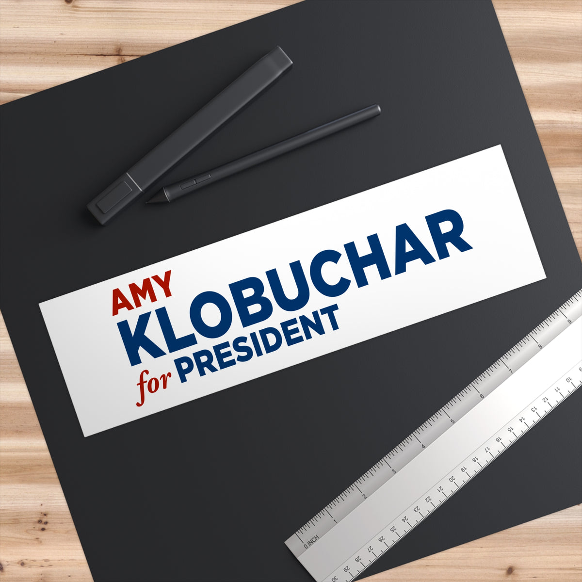 Amy Klobuchar for President Bumper Sticker — Political Campaign Sticker