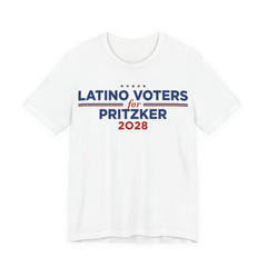 Latino Voters for J.B. Pritzker for President Campaign T-Shirt 2028