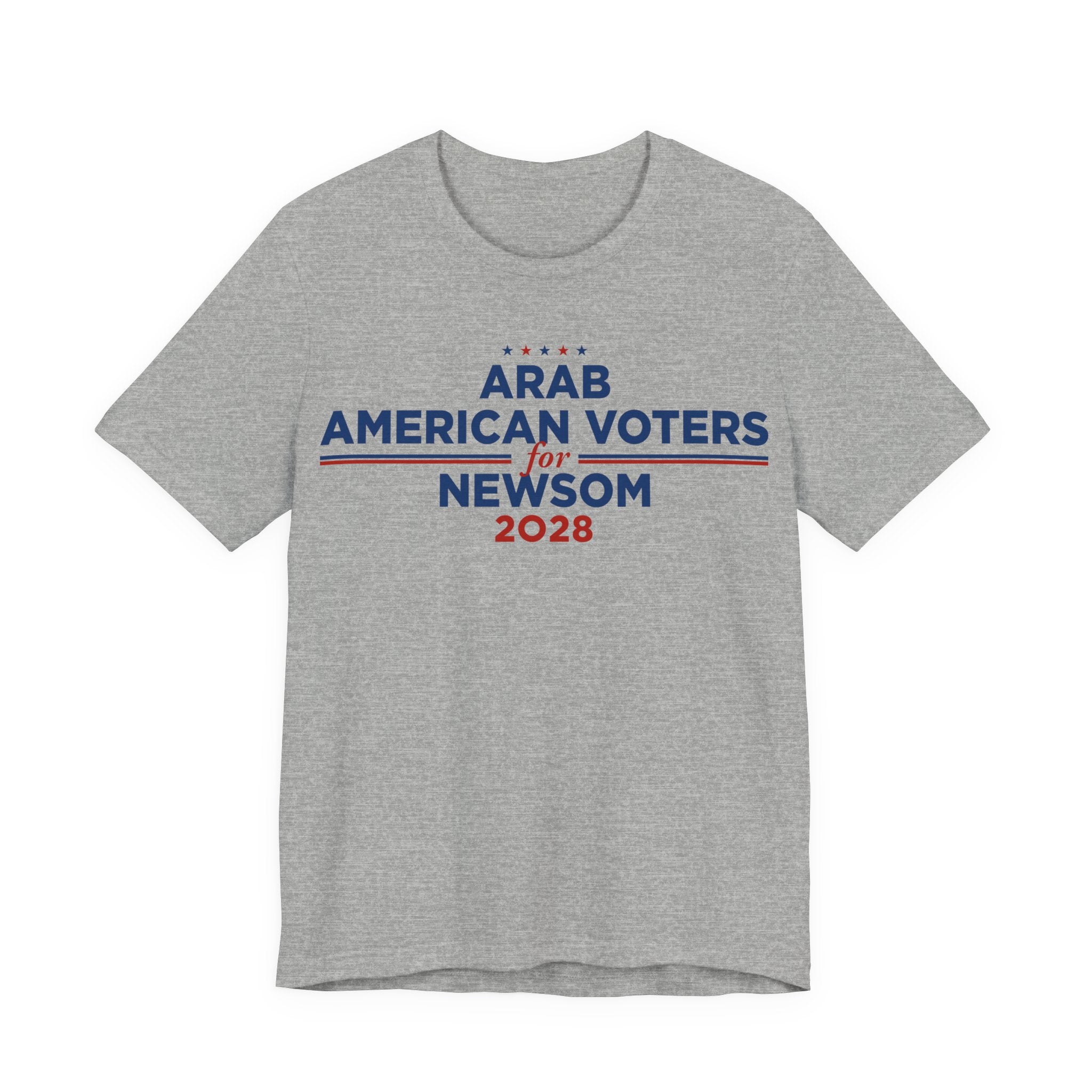 Arab American Voters for Gavin Newsom for President Campaign T-Shirt 2028