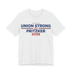 Union Strong for J.B. Pritzker for President Campaign T-Shirt 2028