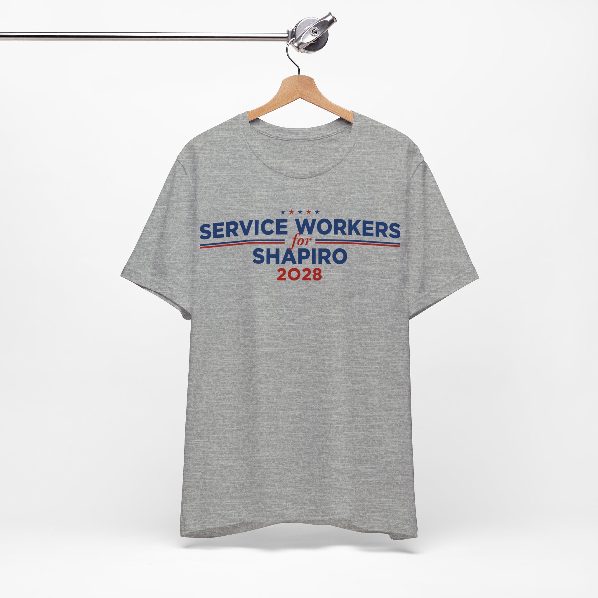 Service Workers for Josh Shapiro for President Campaign T-Shirt 2028