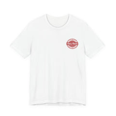 they/them Red Stamp Pronoun T-Shirt – Vintage Chest Graphic Tee